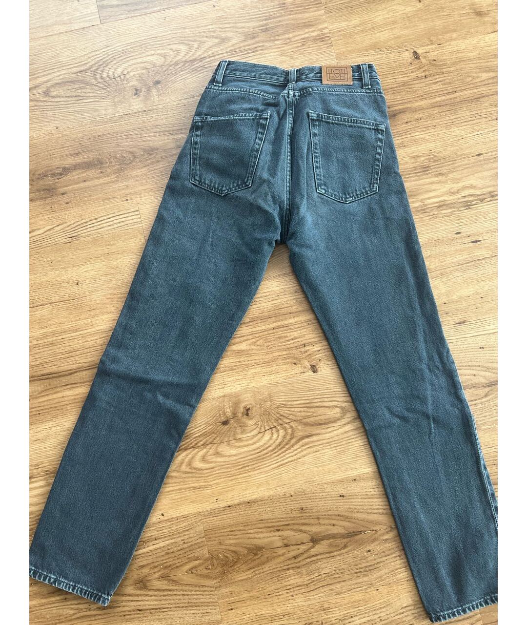 TOTEME Серые прямые джинсы, фото 2