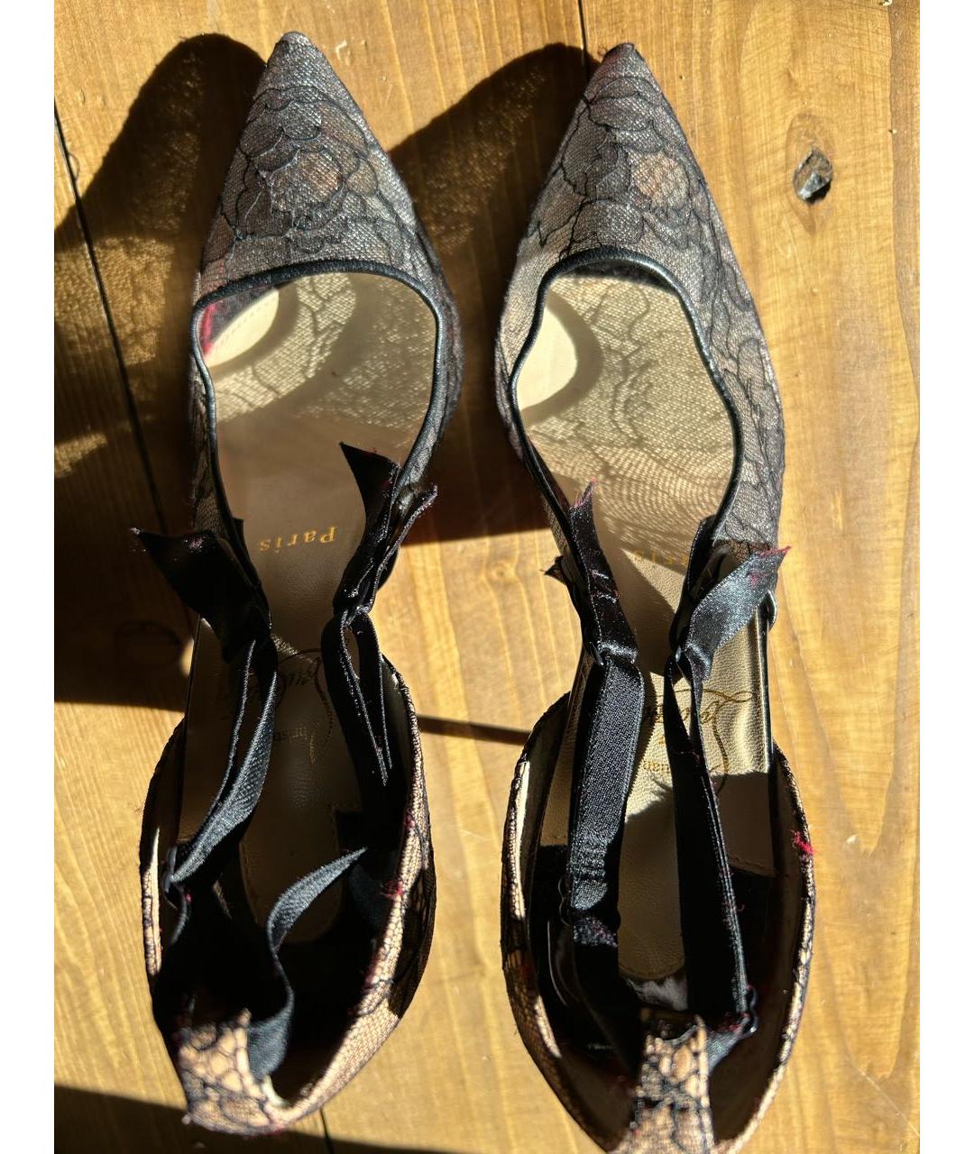 CHRISTIAN LOUBOUTIN Черные туфли, фото 3