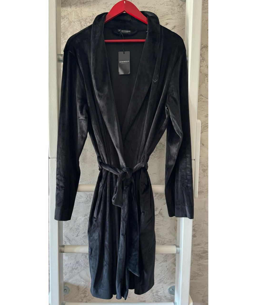 EMPORIO ARMANI Черный халаты, фото 4