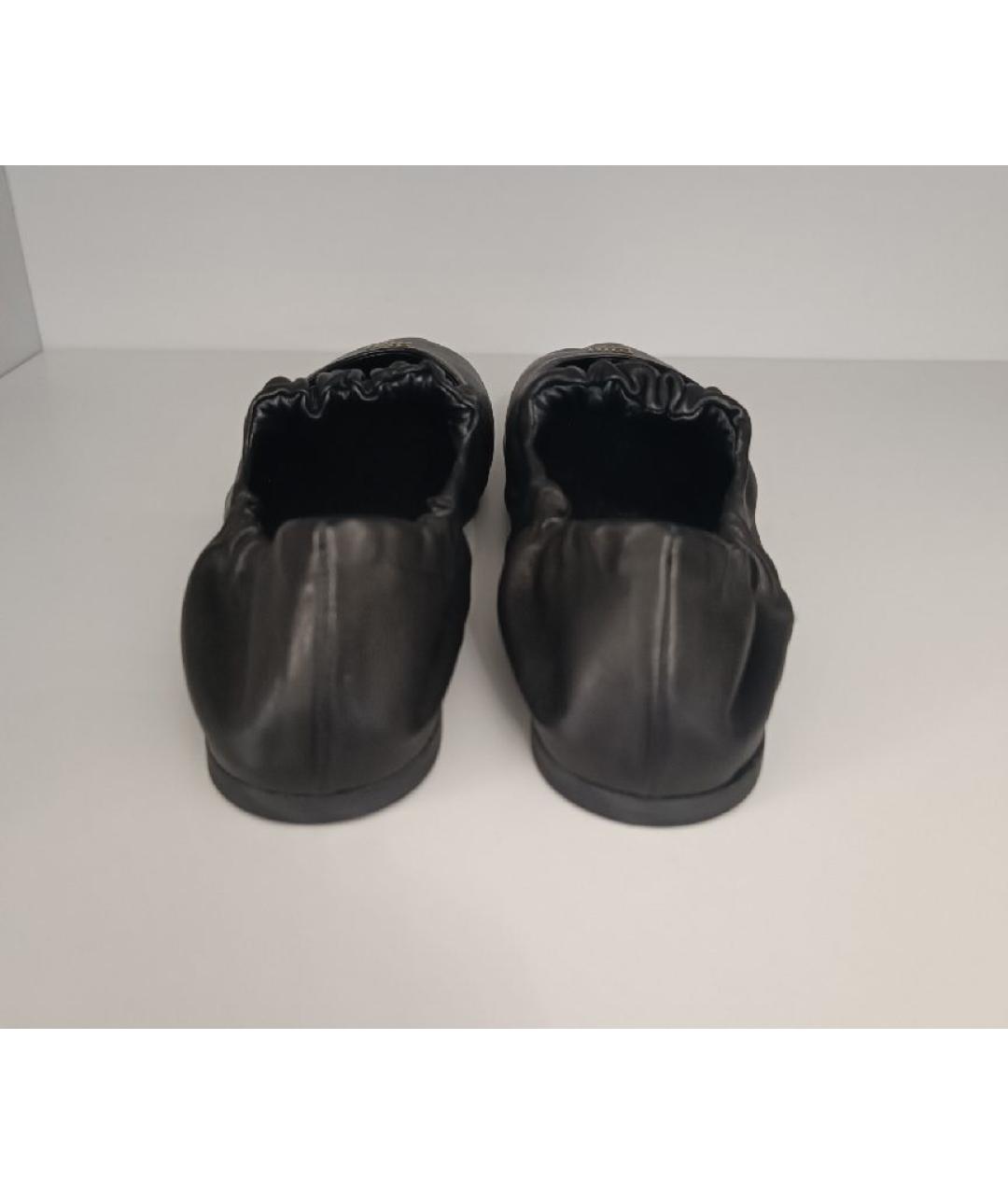 MIU MIU Черные кожаные балетки, фото 4