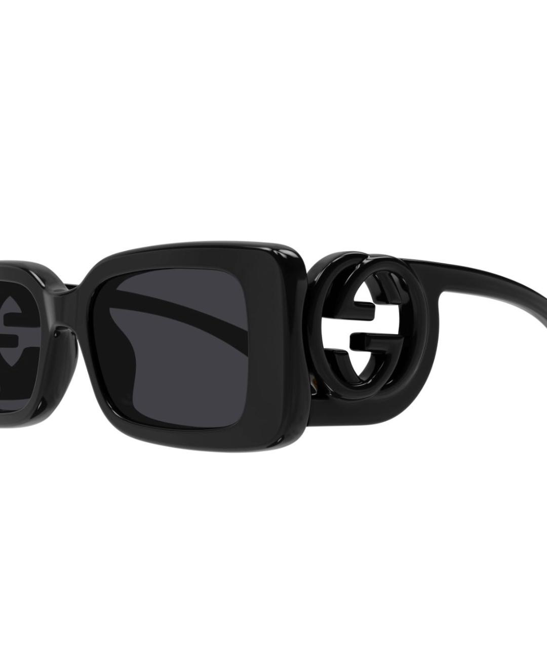 GUCCI Черные пластиковые солнцезащитные очки, фото 3