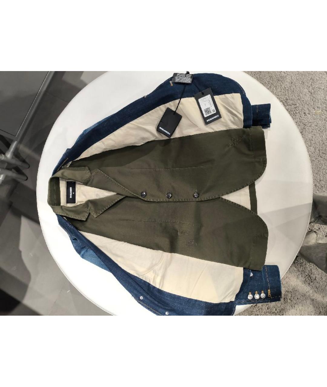 DSQUARED2 Синий деним пиджак, фото 5