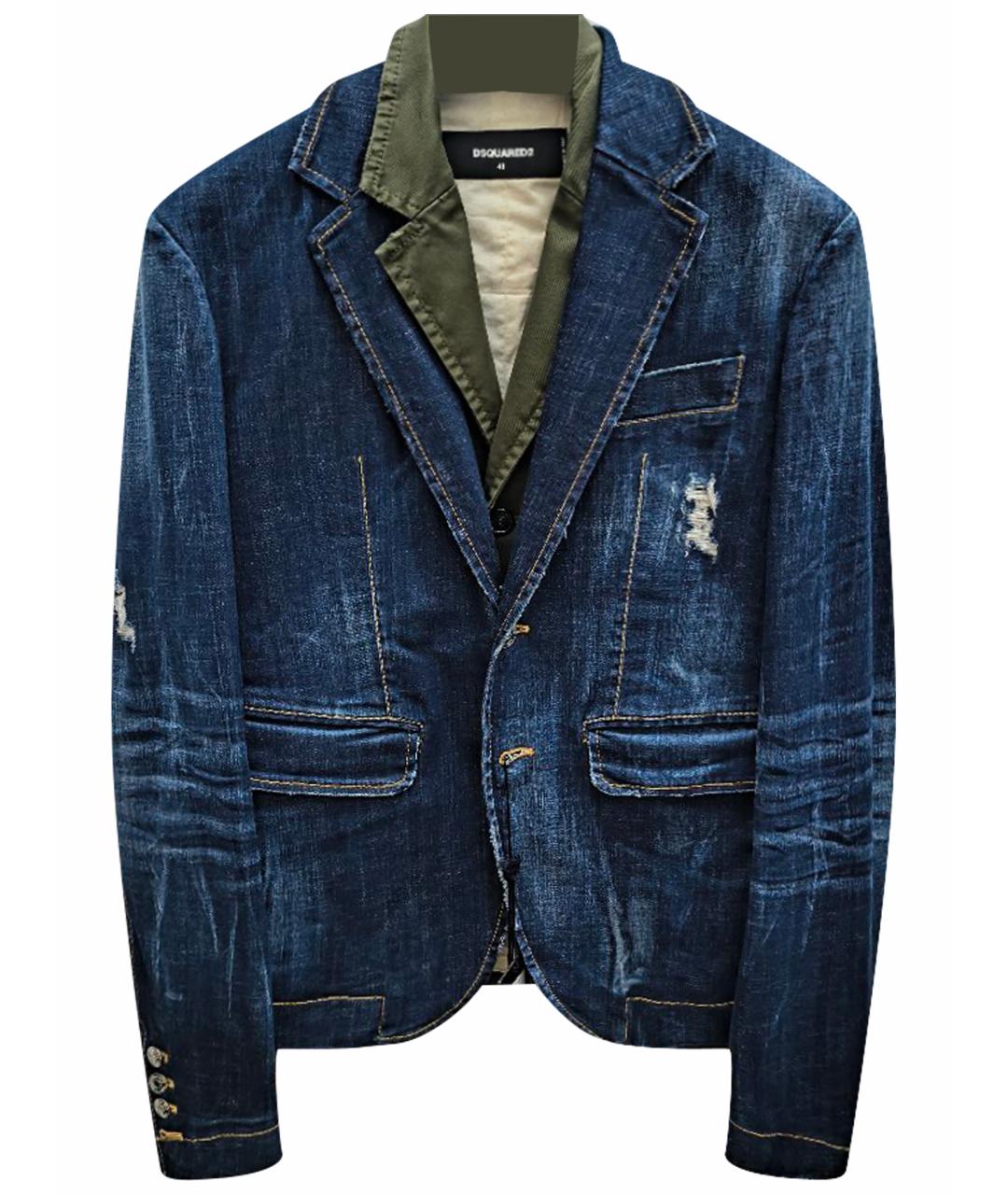 DSQUARED2 Синий деним пиджак, фото 1