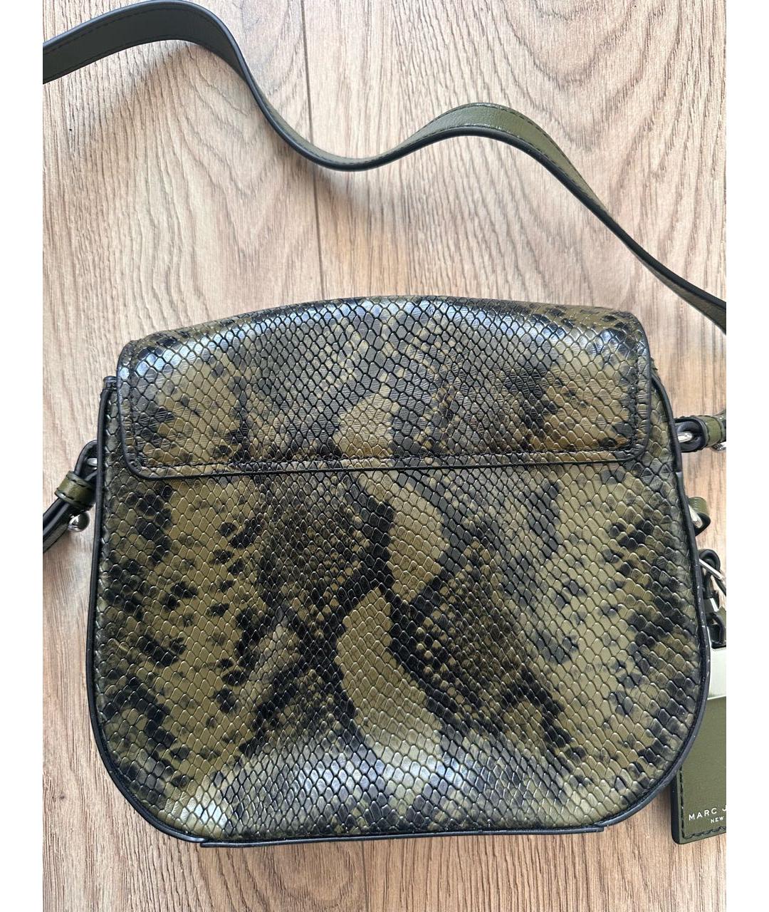 MARC JACOBS Хаки кожаная сумка через плечо, фото 3