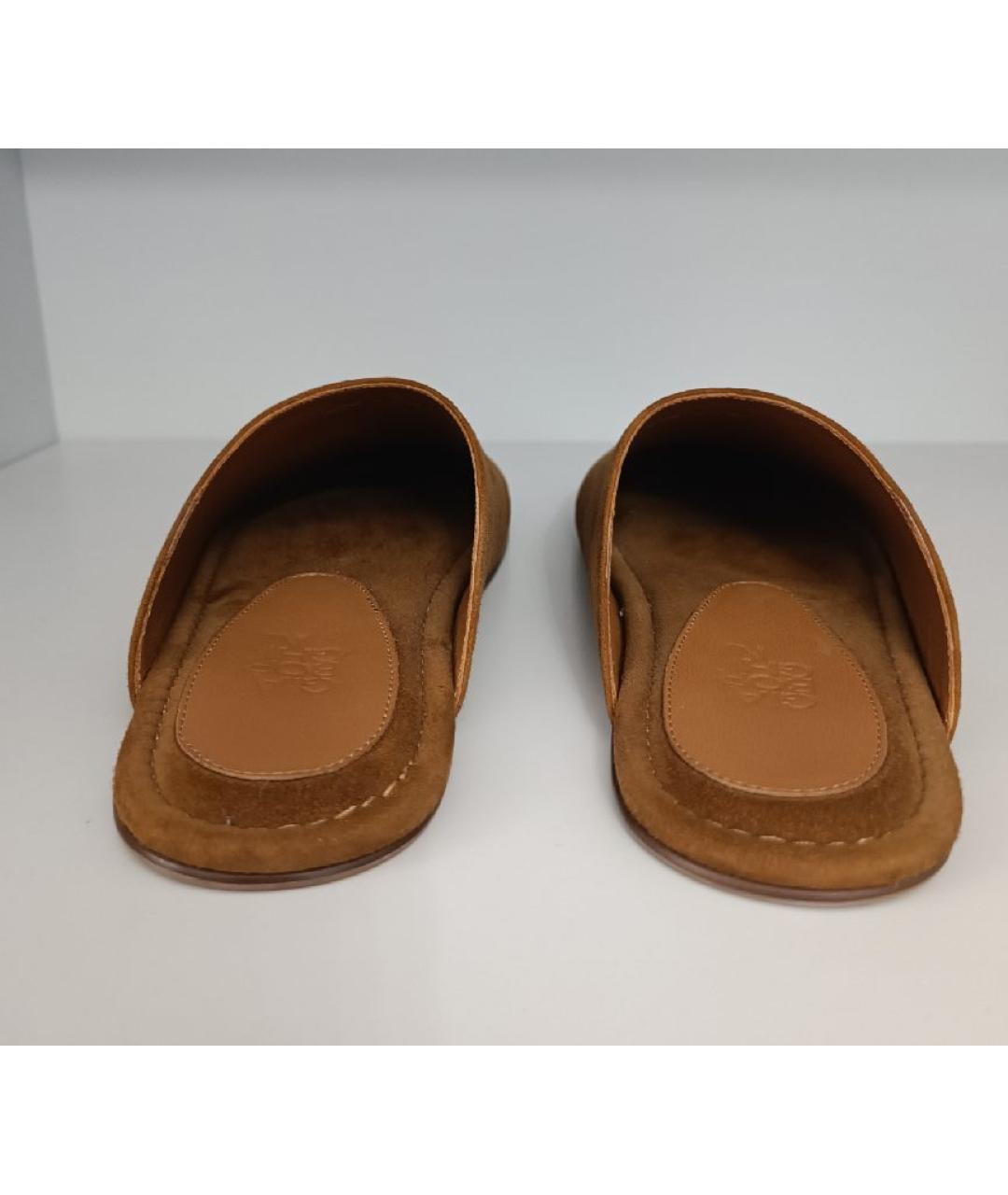 GIABORGHINI Оранжевое замшевые мюли, фото 4