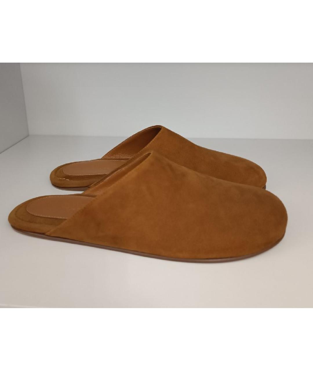 GIABORGHINI Оранжевое замшевые мюли, фото 5