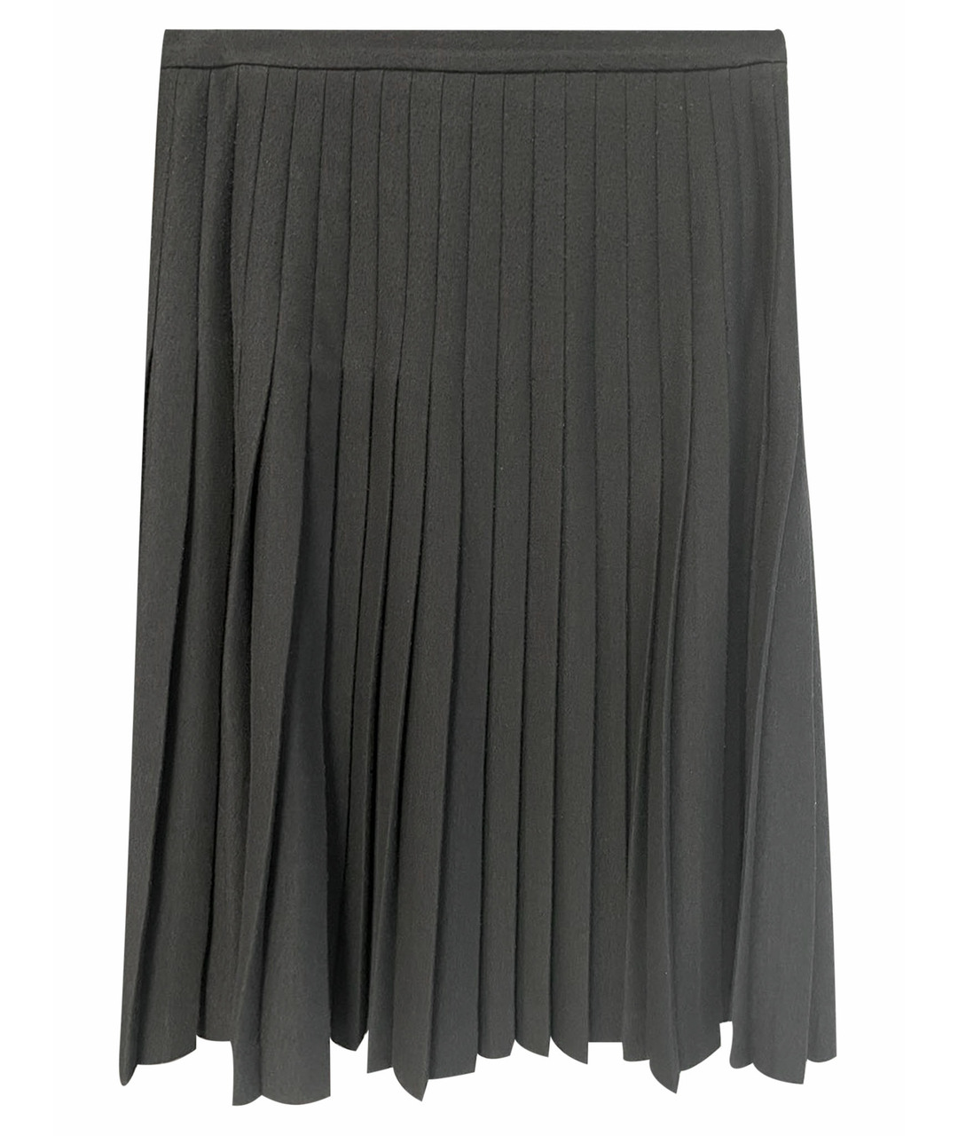 FENDI Черная полиэстеровая юбка миди, фото 1