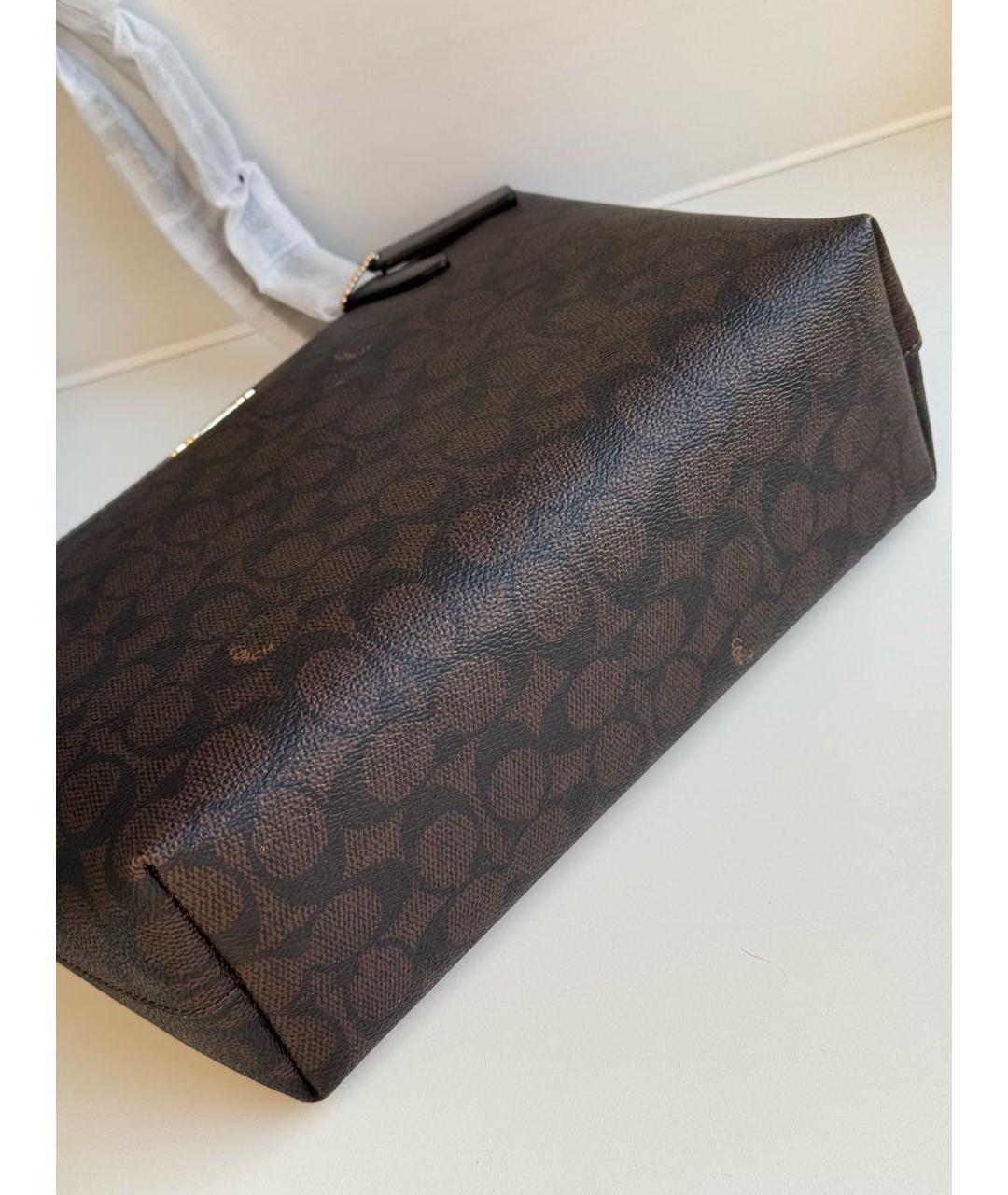 COACH Коричневая сумка тоут, фото 8