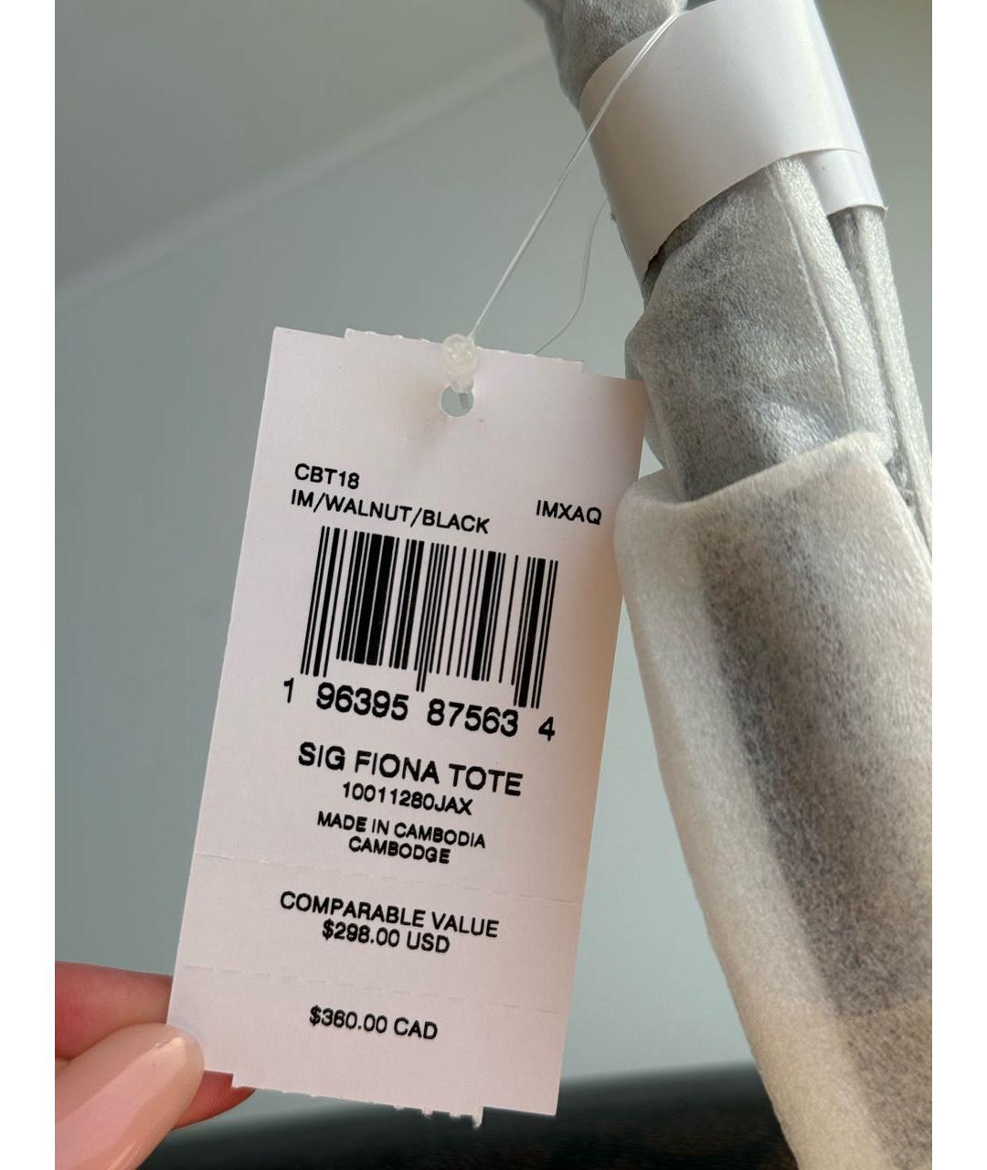 COACH Коричневая сумка тоут, фото 7