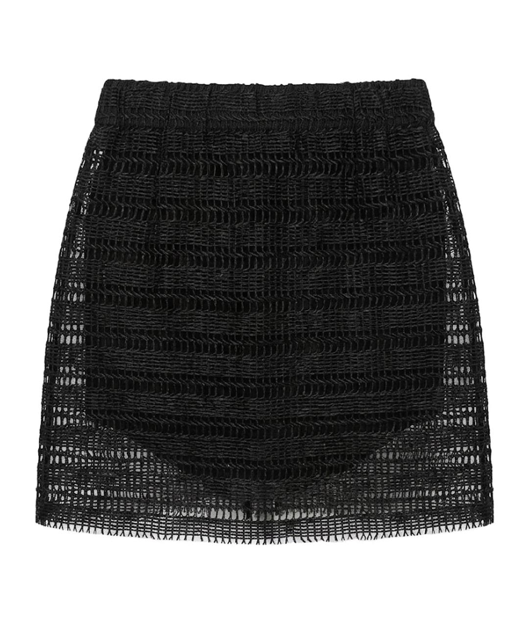 DOLCE&GABBANA Черная юбка-шорты, фото 1