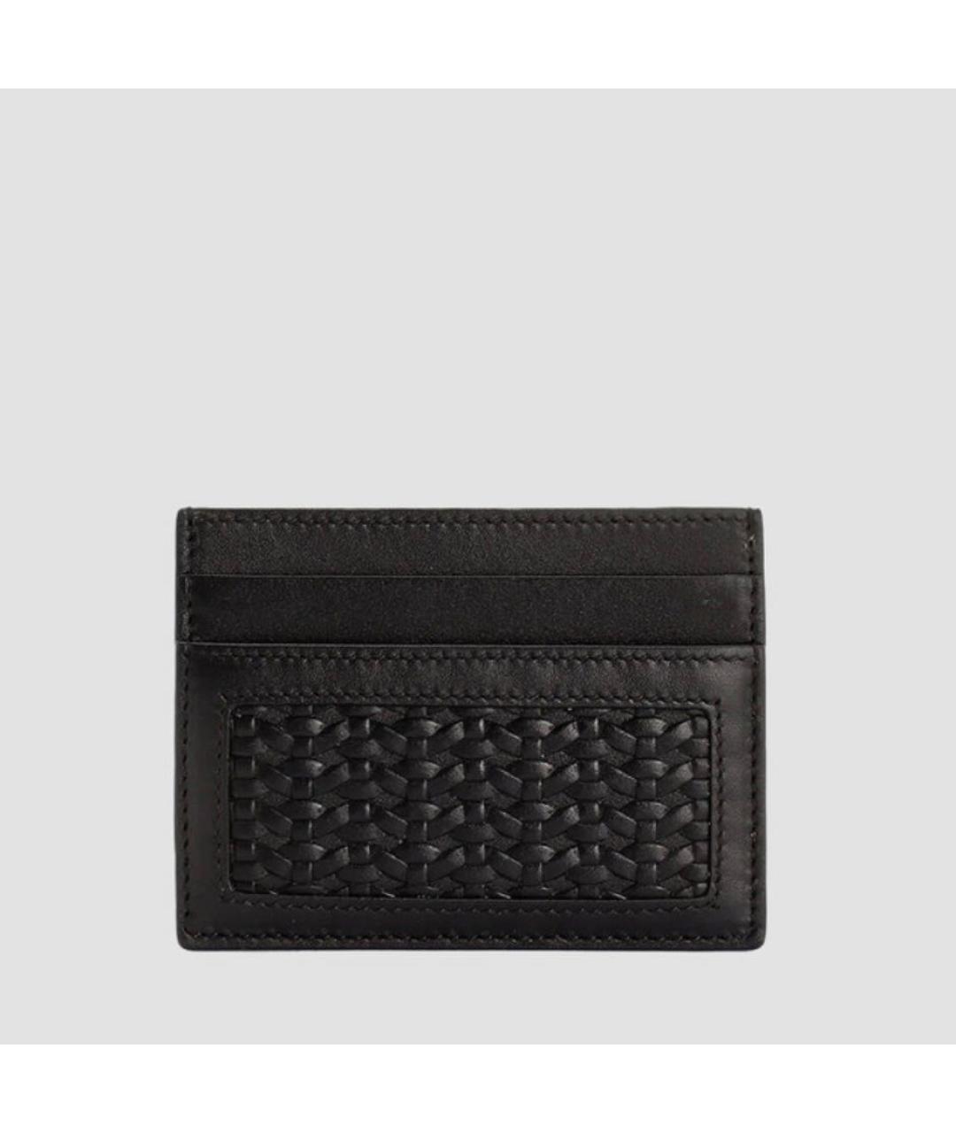 DOLCE&GABBANA Черный кожаный кардхолдер, фото 3
