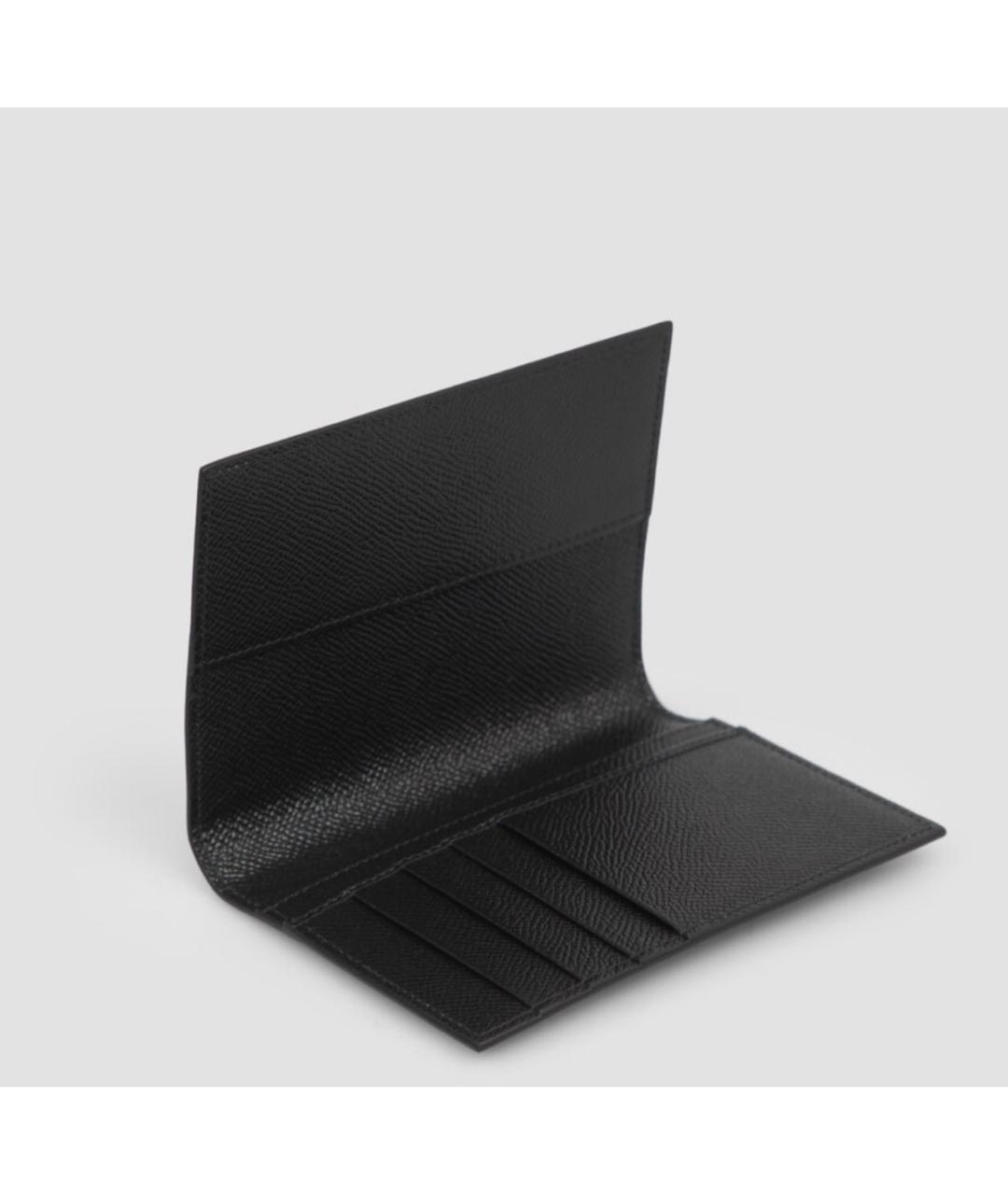 DOLCE&GABBANA Черный кожаный кардхолдер, фото 4