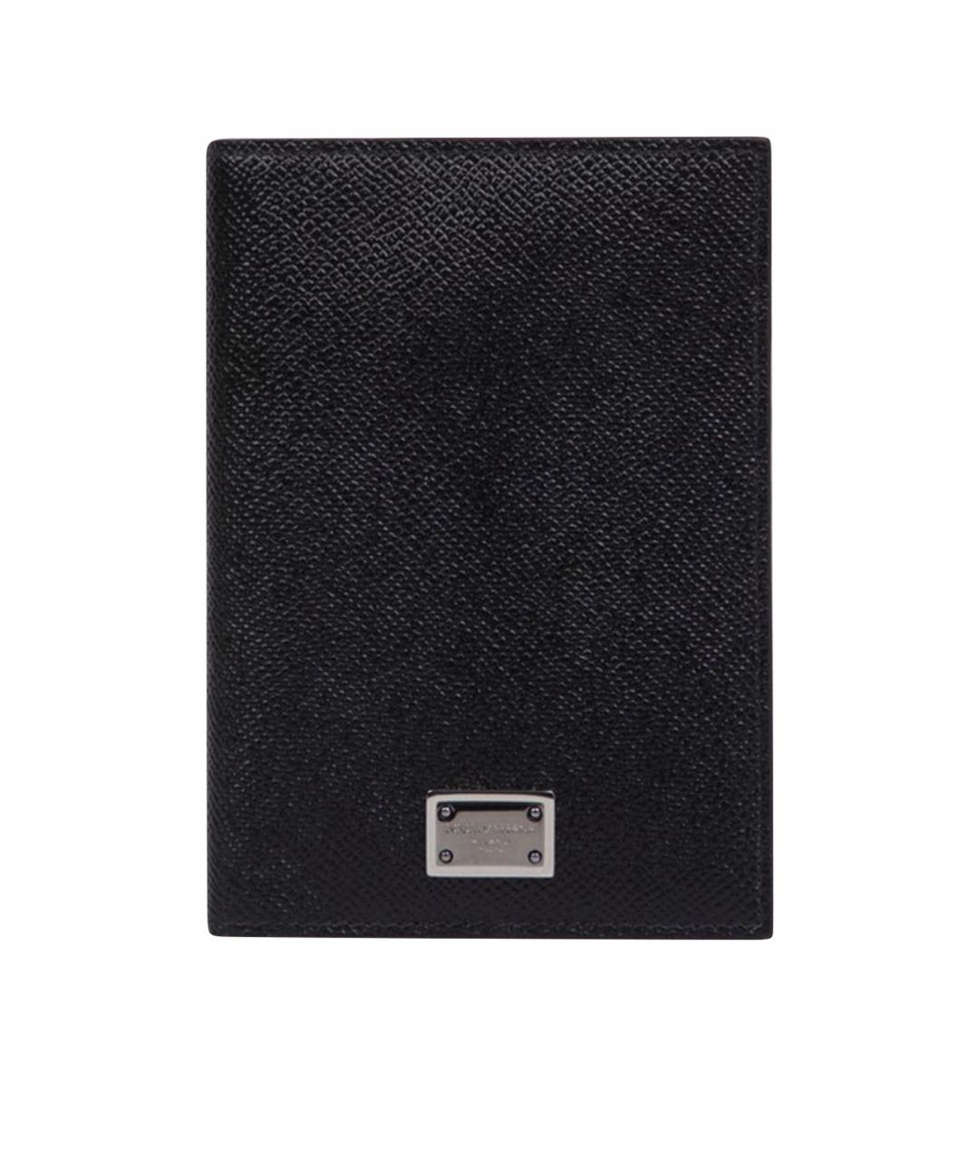 DOLCE&GABBANA Черный кожаный кардхолдер, фото 5