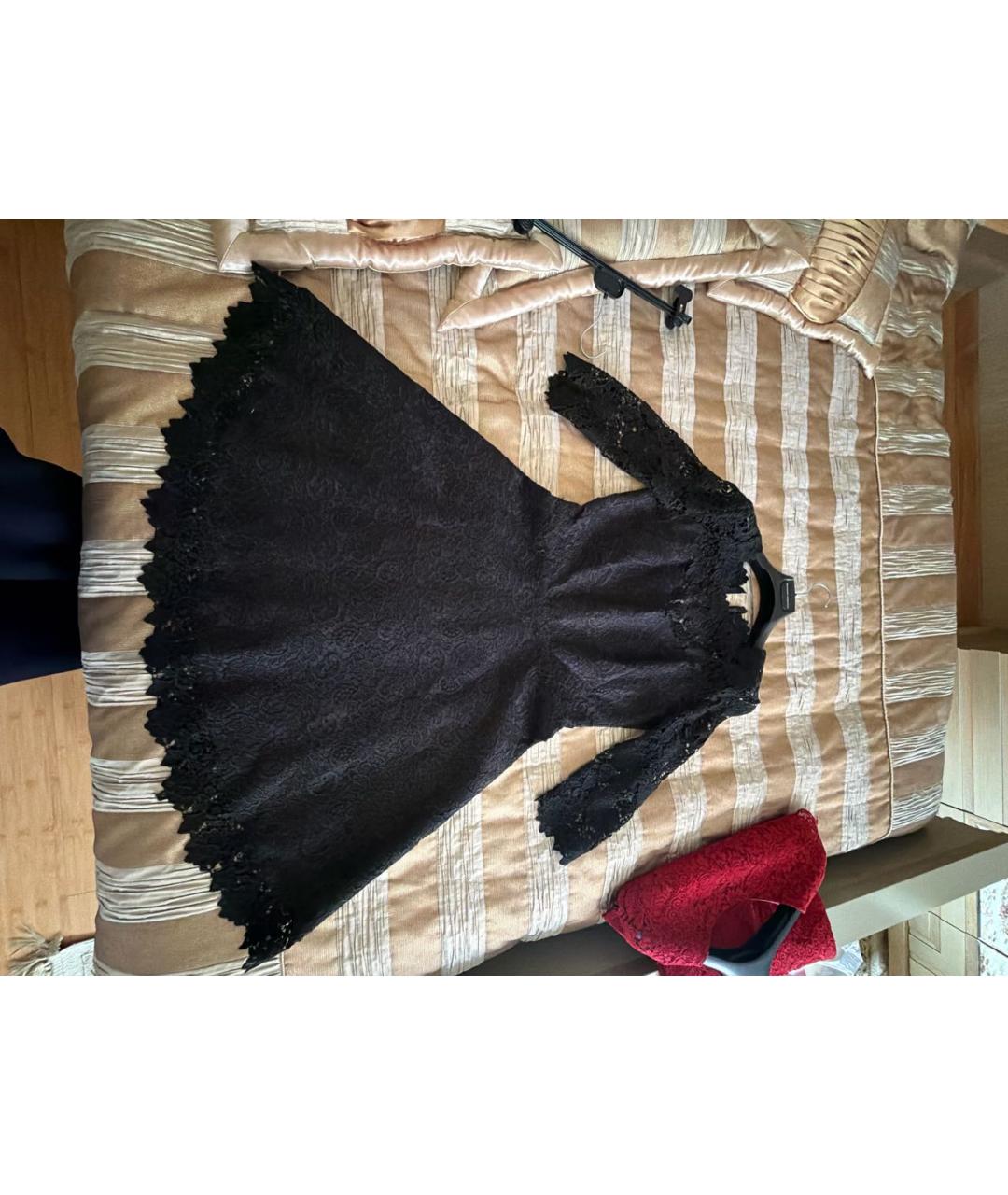 ERMANNO SCERVINO Черное кружевное вечернее платье, фото 5