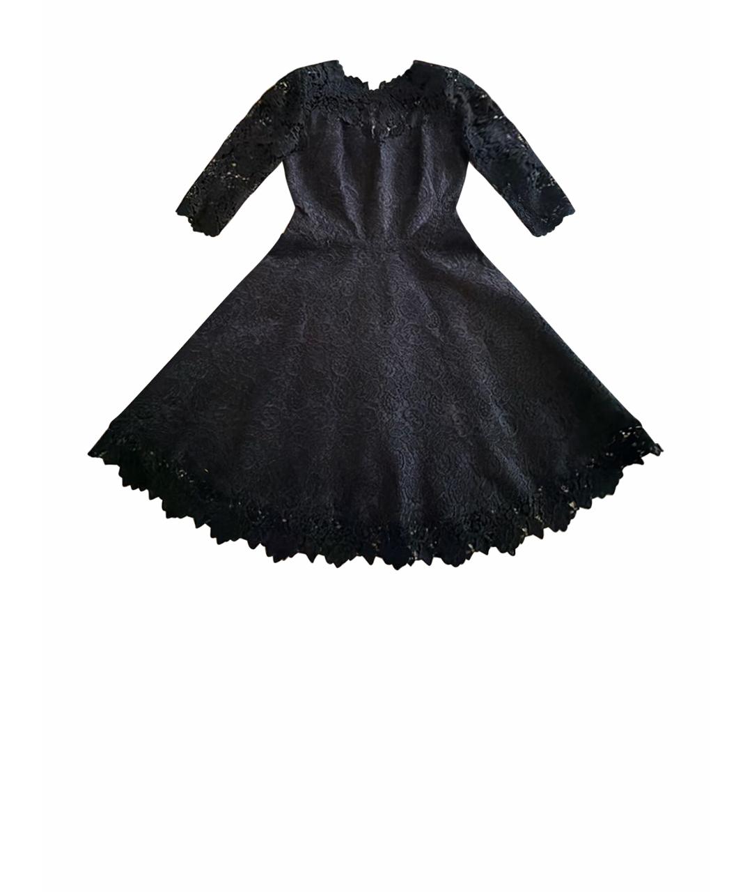 ERMANNO SCERVINO Черное кружевное вечернее платье, фото 1