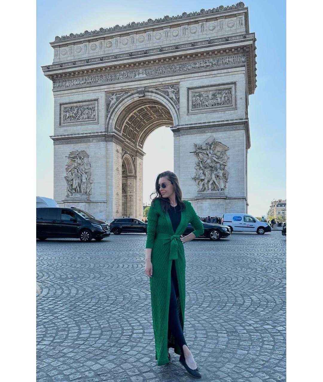 BALMAIN Зеленый вискозный кардиган, фото 6