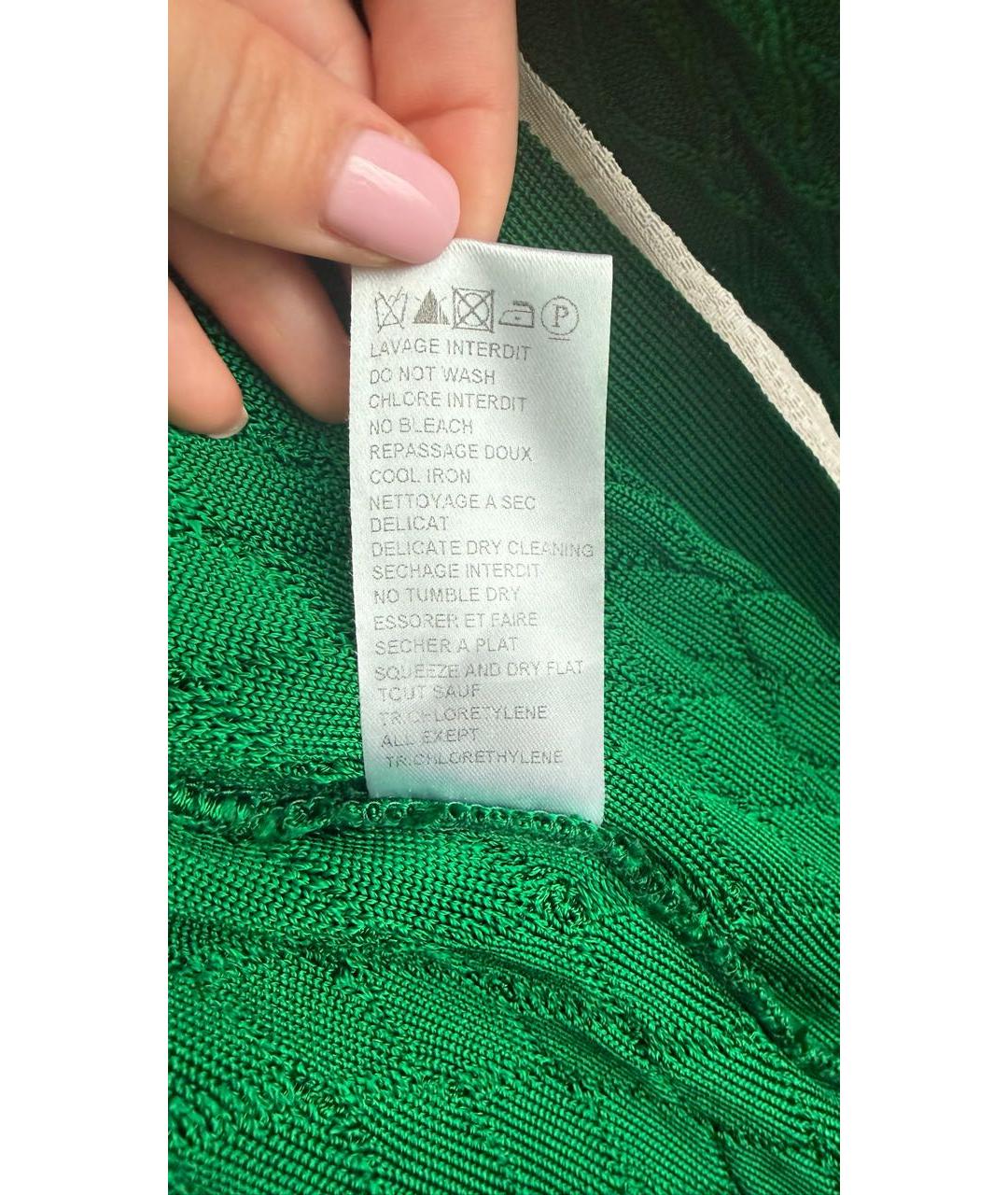 BALMAIN Зеленый вискозный кардиган, фото 4