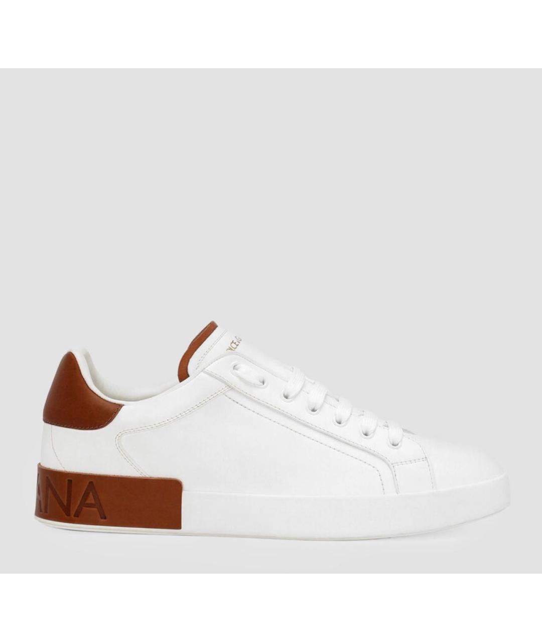 DOLCE&GABBANA Мульти кожаные низкие кроссовки / кеды, фото 7