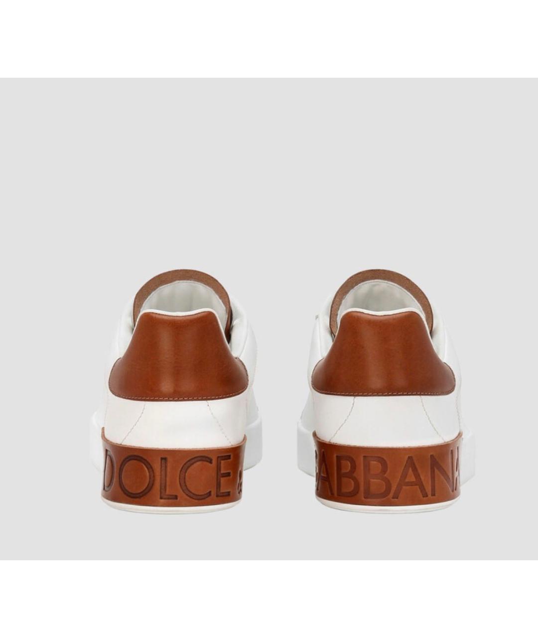 DOLCE&GABBANA Мульти кожаные низкие кроссовки / кеды, фото 4