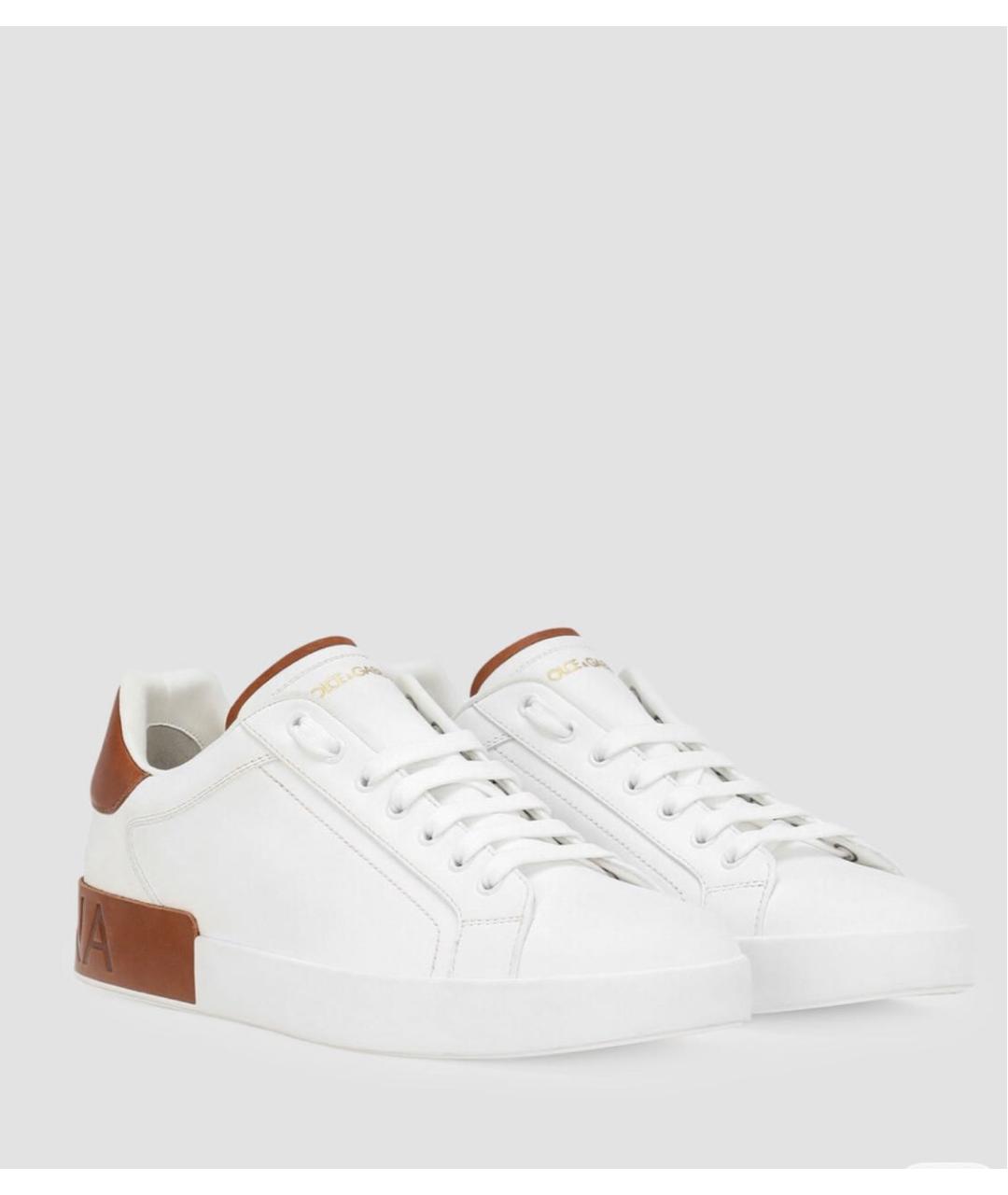 DOLCE&GABBANA Мульти кожаные низкие кроссовки / кеды, фото 2