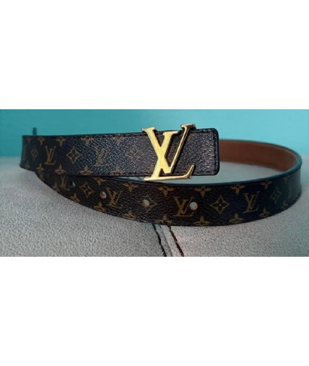 LOUIS VUITTON Коричневый ремень, фото 2