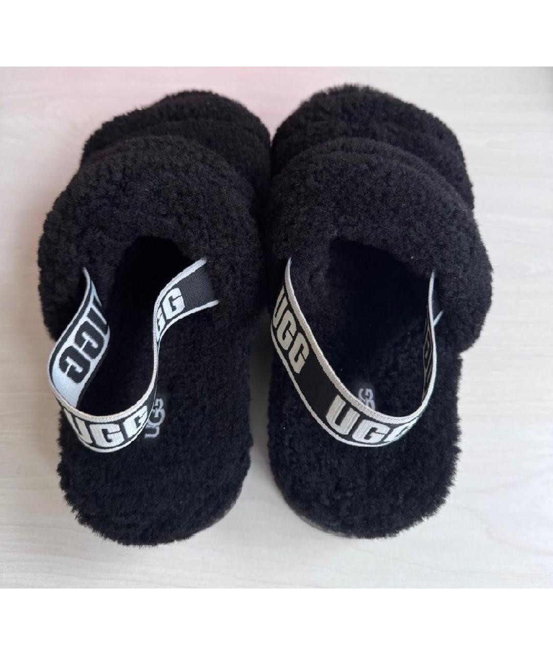 UGG AUSTRALIA Черные сандалии, фото 4