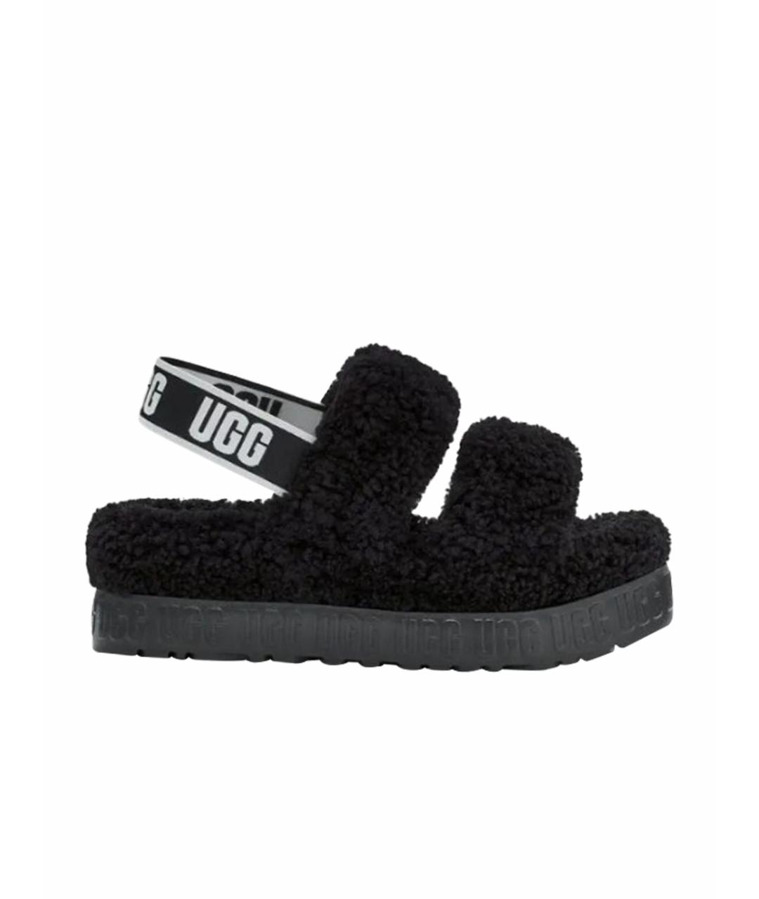 UGG AUSTRALIA Черные сандалии, фото 1