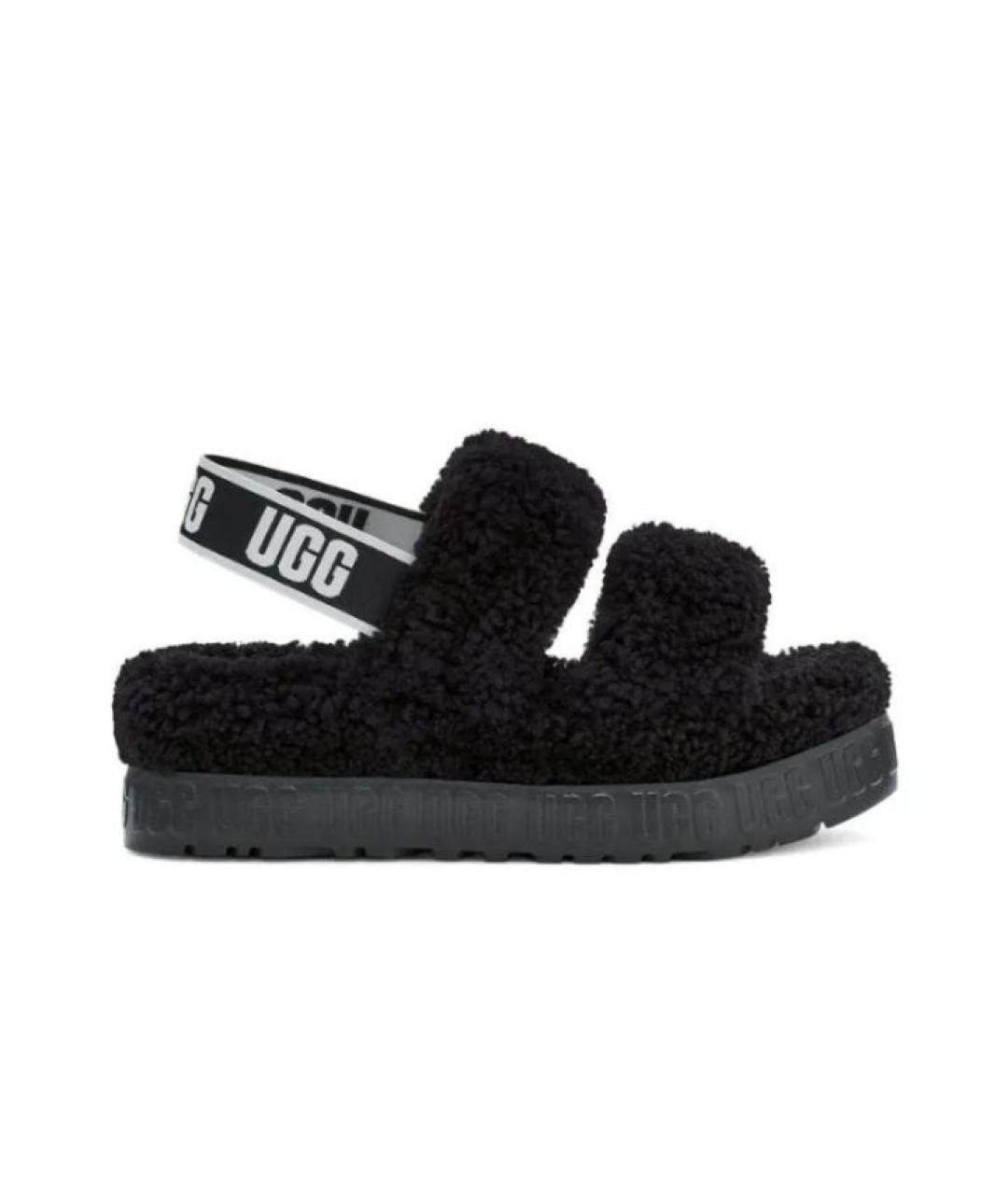 UGG AUSTRALIA Черные сандалии, фото 6