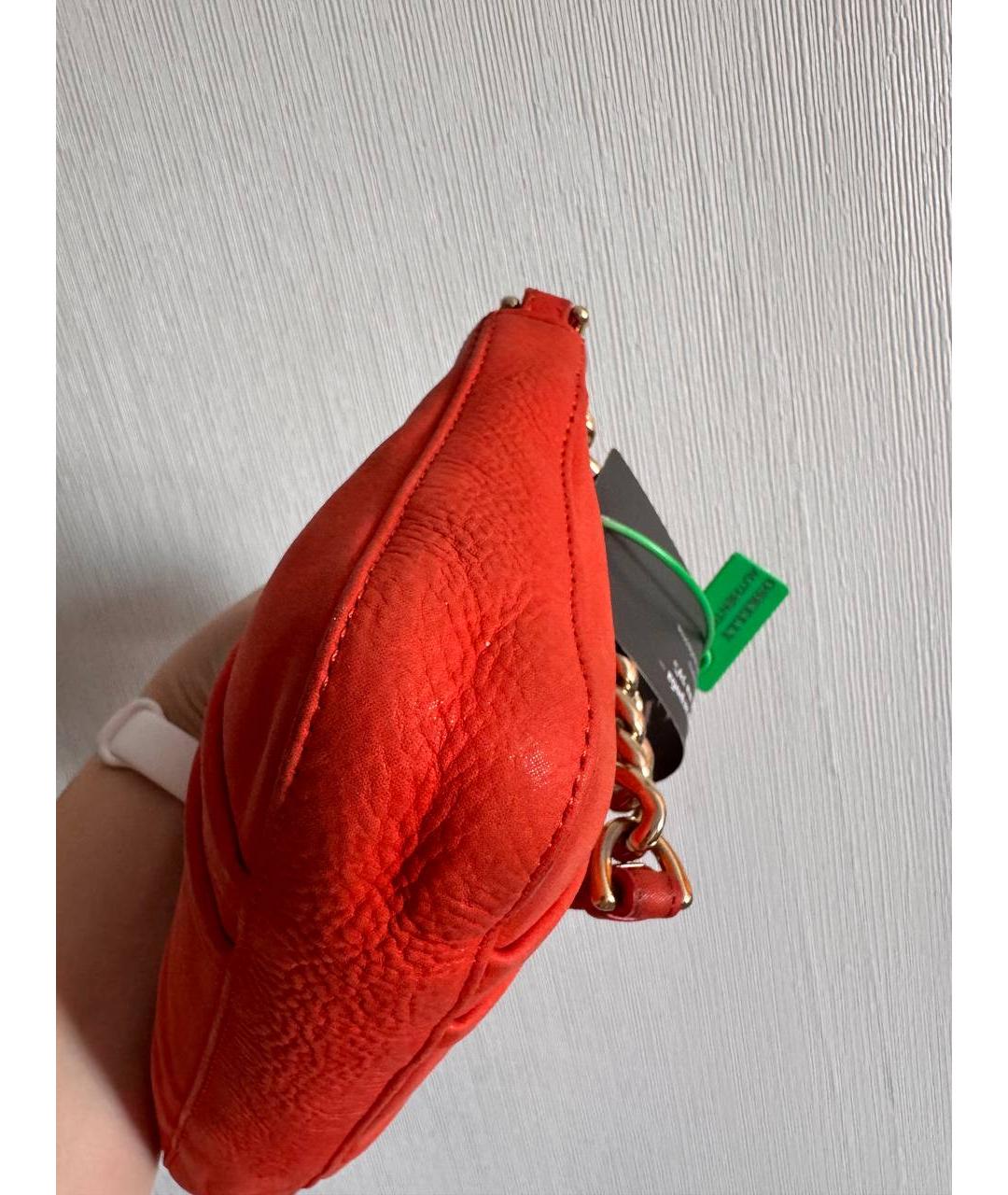 FENDI Оранжевая замшевая сумка через плечо, фото 2