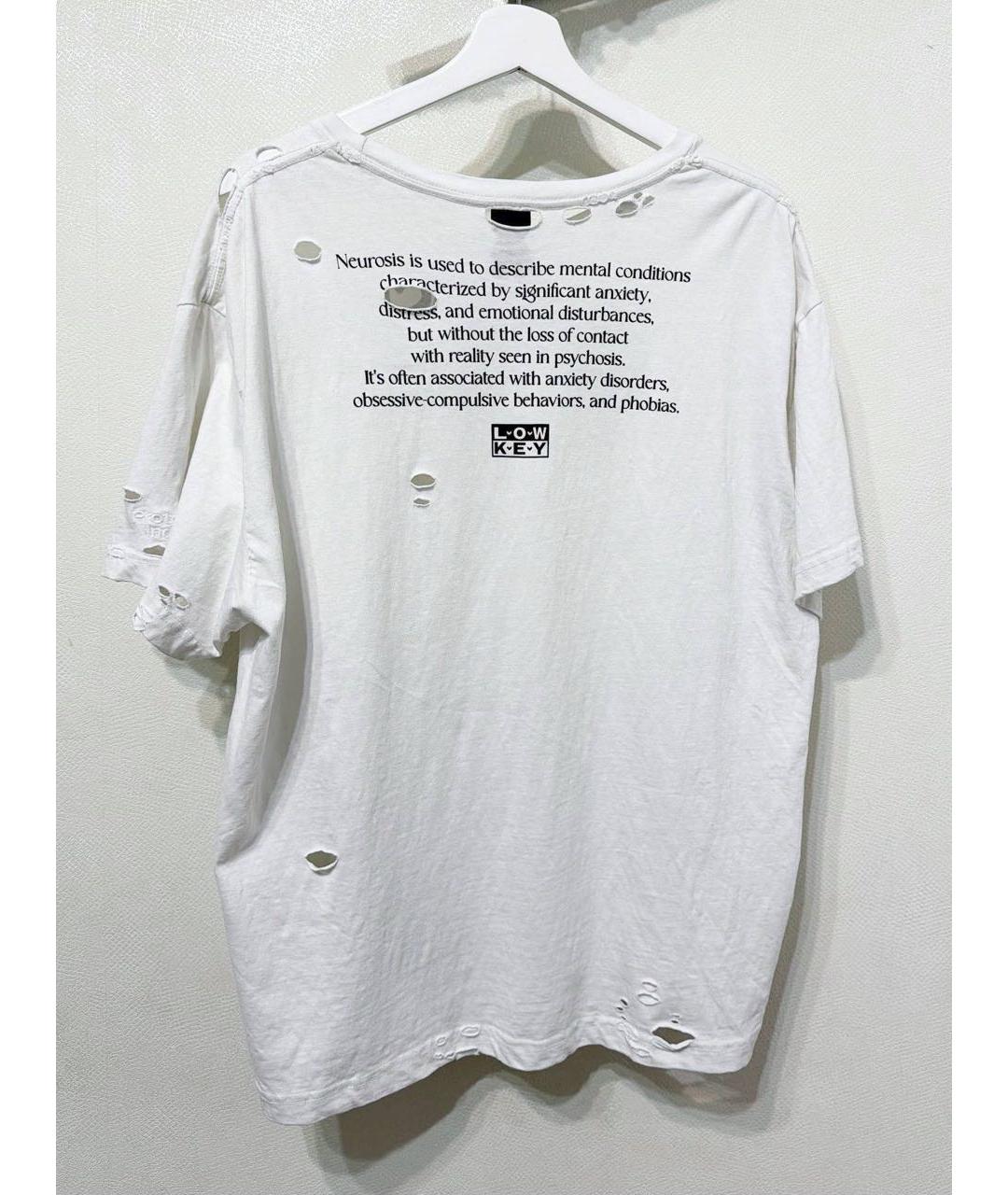 PROTOCOL INDEX Белая хлопковая футболка, фото 2