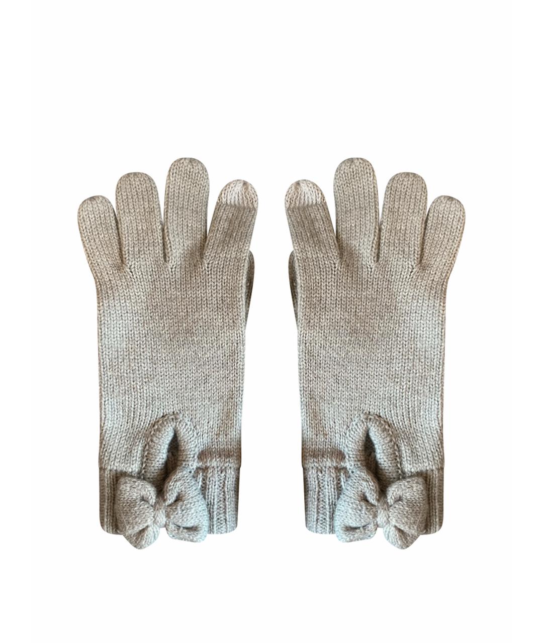 KATE SPADE Серые перчатки, фото 1