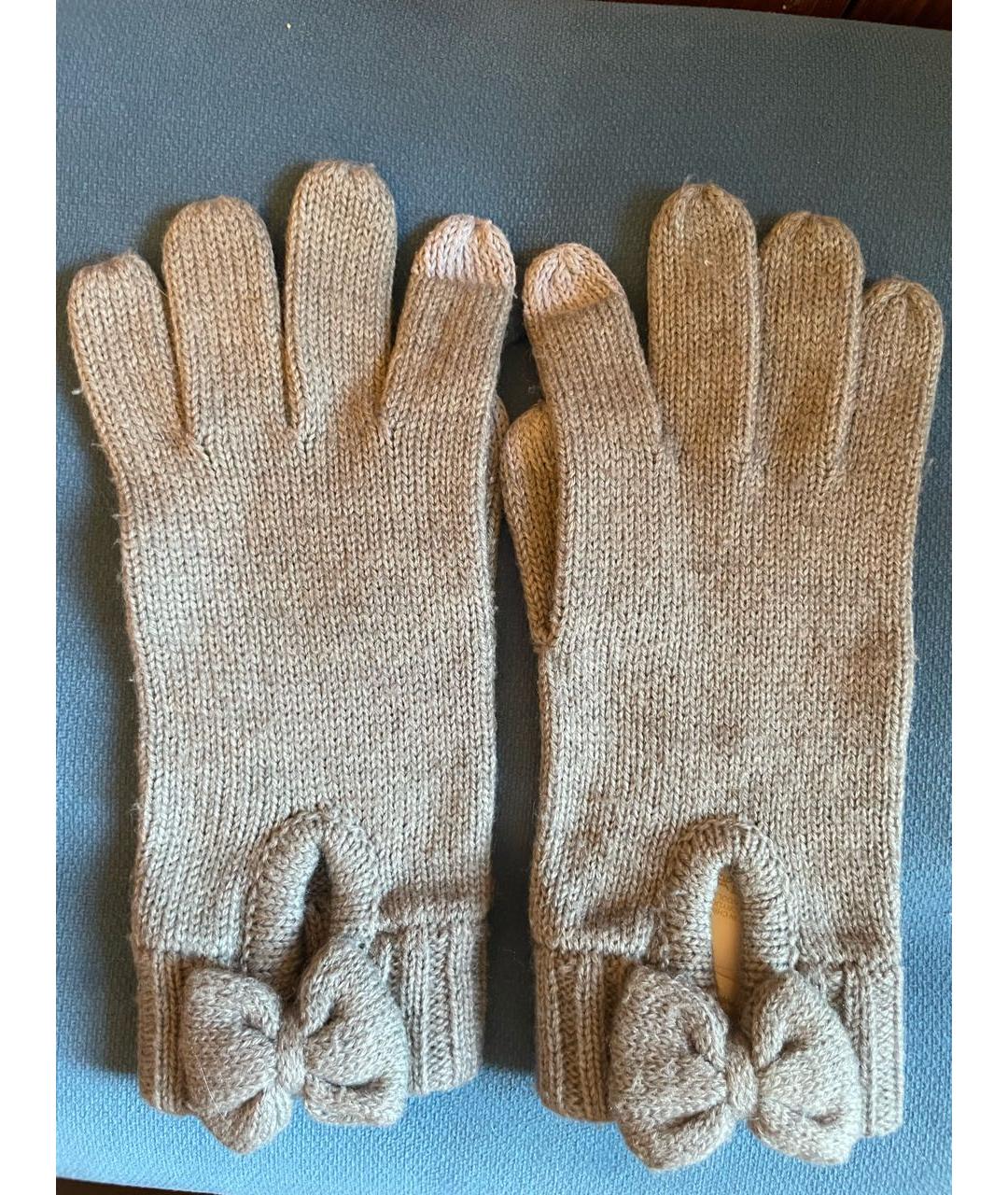 KATE SPADE Серые перчатки, фото 5