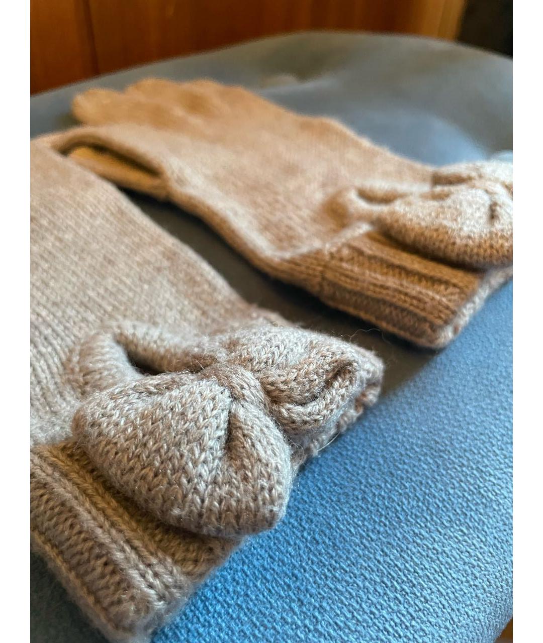 KATE SPADE Серые перчатки, фото 3