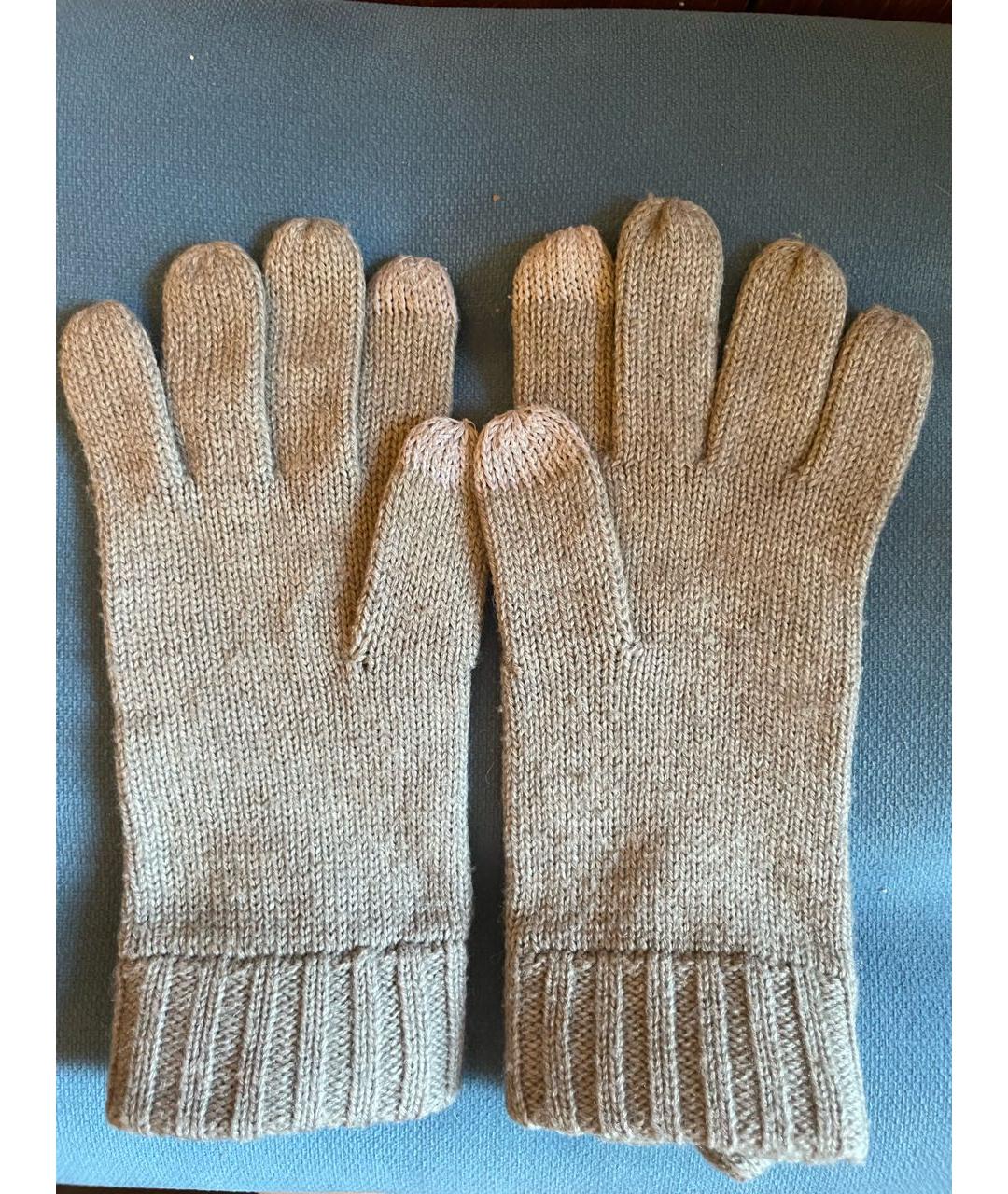 KATE SPADE Серые перчатки, фото 2