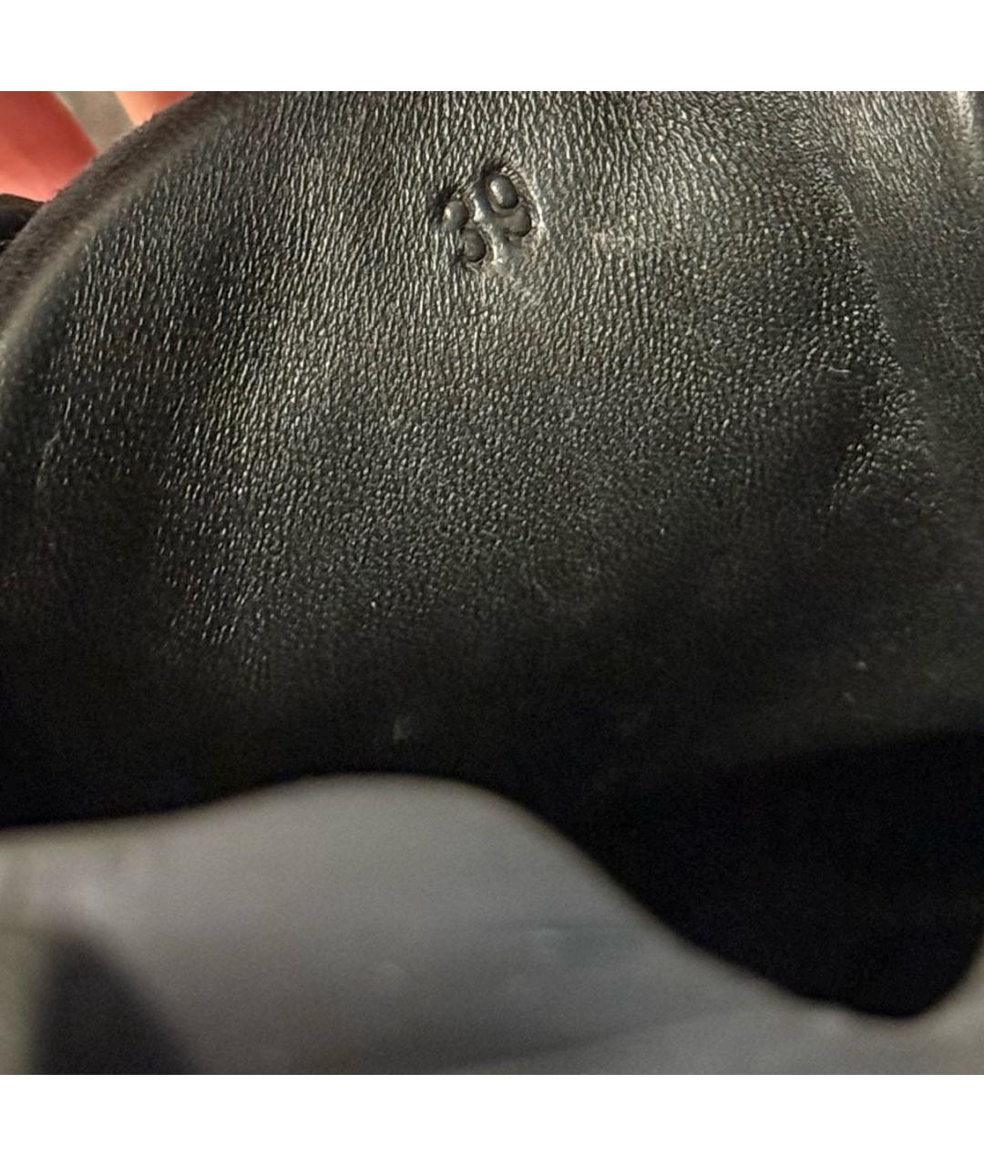 HERMES Черные замшевые кроссовки, фото 5
