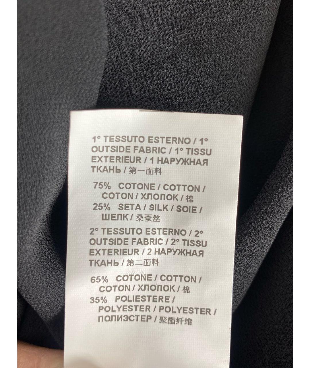 PINKO Черное хлопковое платье, фото 6