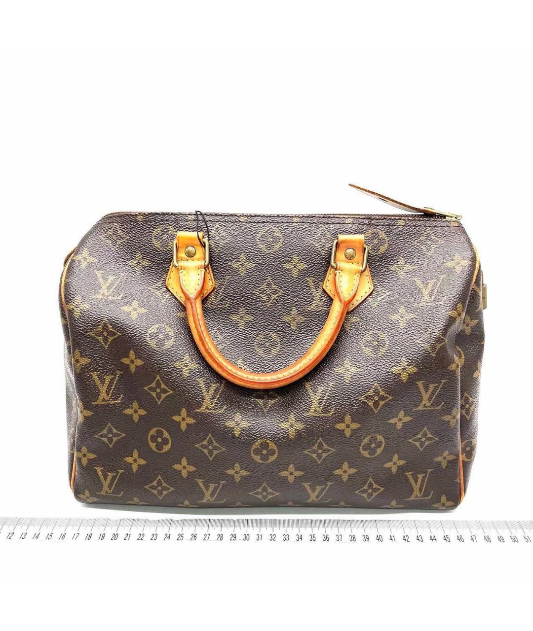 LOUIS VUITTON Коричневая сумка с короткими ручками, фото 9