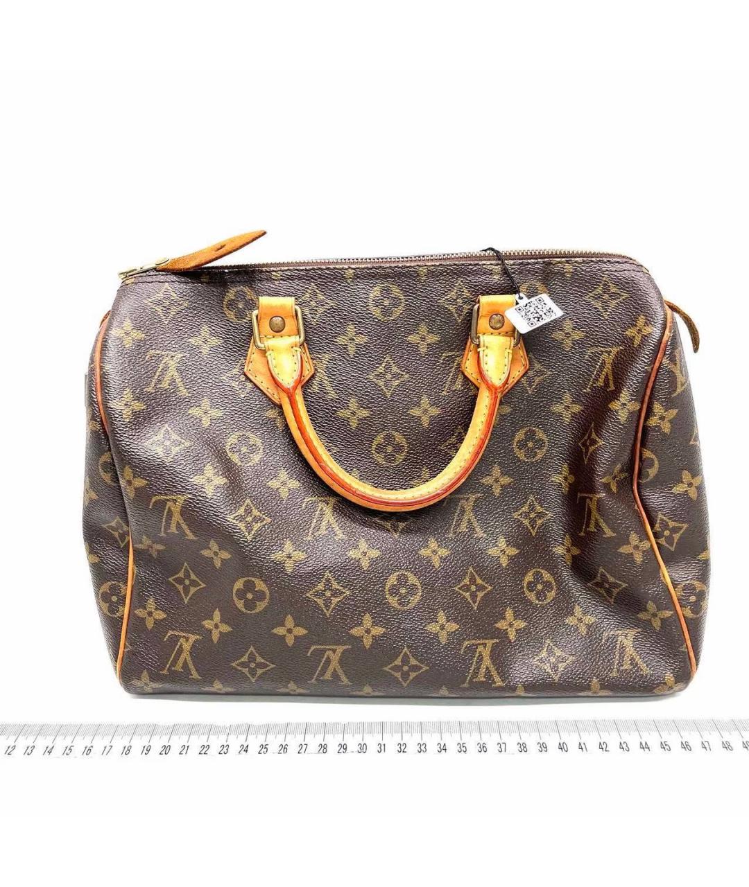 LOUIS VUITTON Коричневая сумка с короткими ручками, фото 3