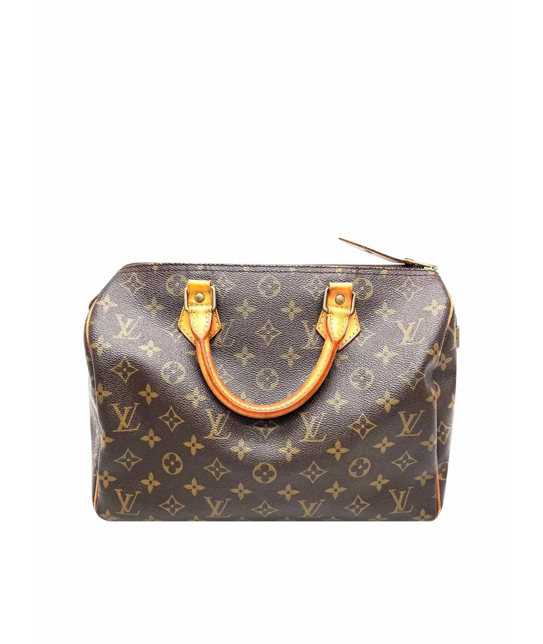 LOUIS VUITTON Коричневая сумка с короткими ручками, фото 1