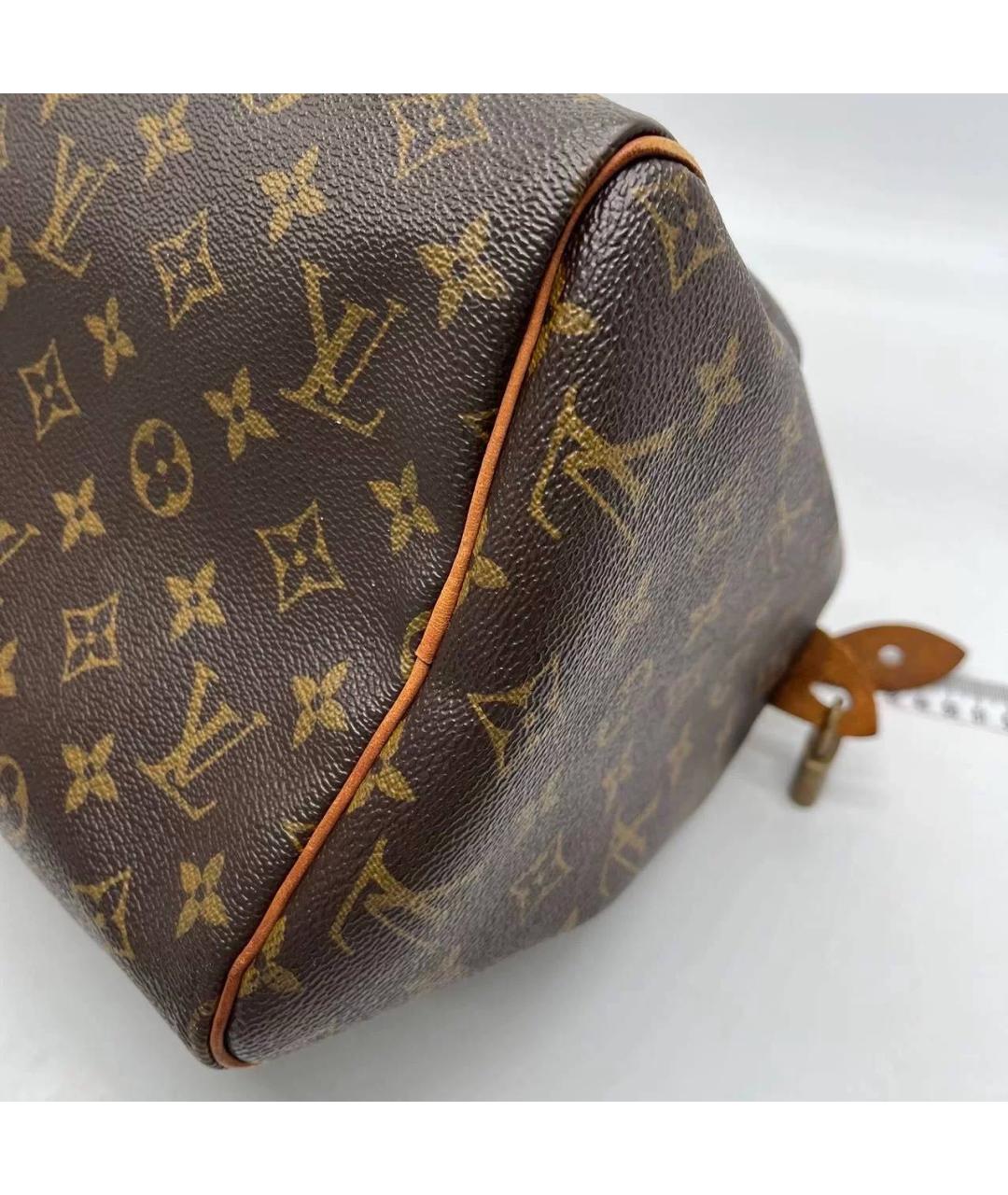 LOUIS VUITTON Коричневая сумка с короткими ручками, фото 8