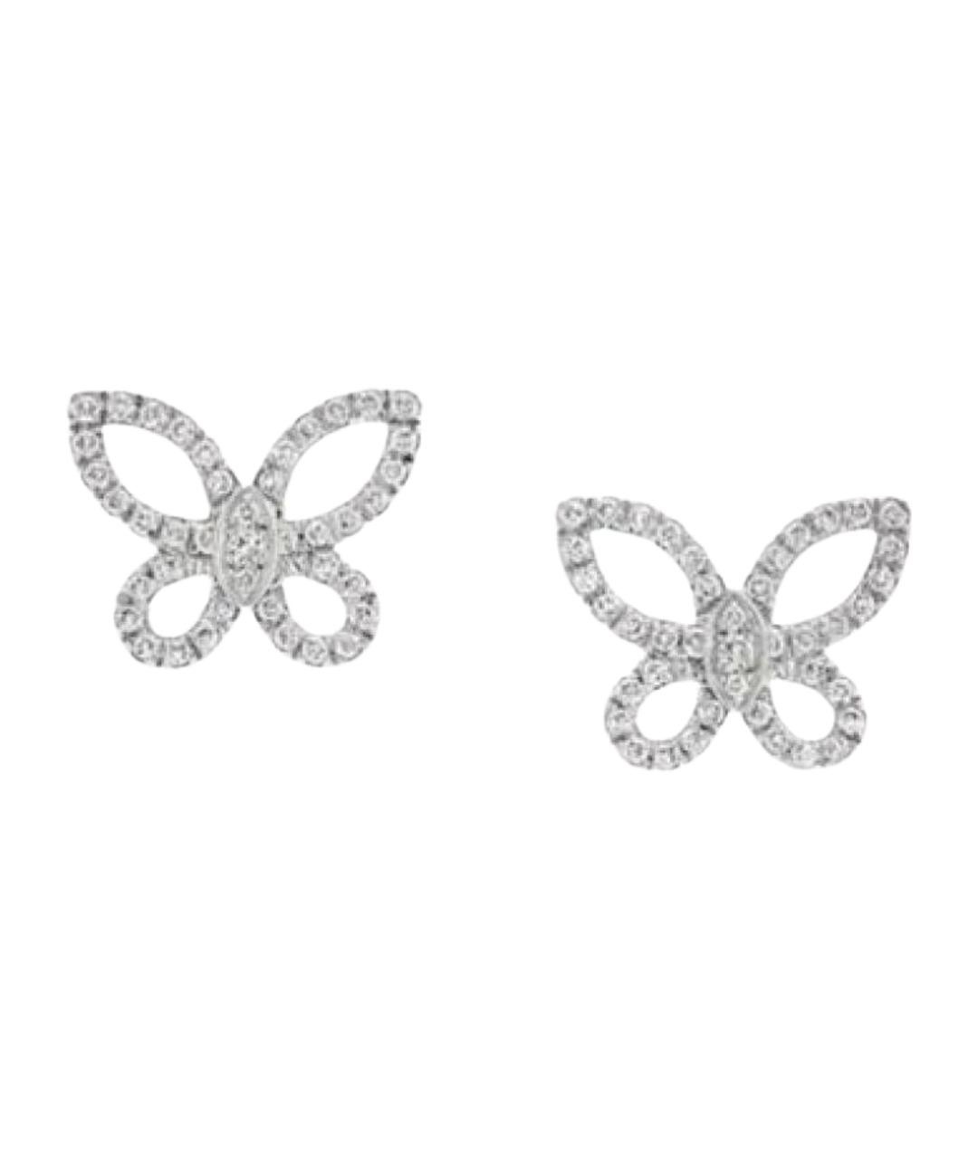 GRAFF Серебряные серьги из белого золота, фото 1