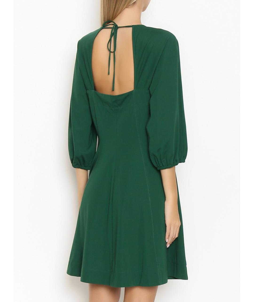 WEEKEND MAX MARA Зеленые полиамидовое коктейльное платье, фото 2