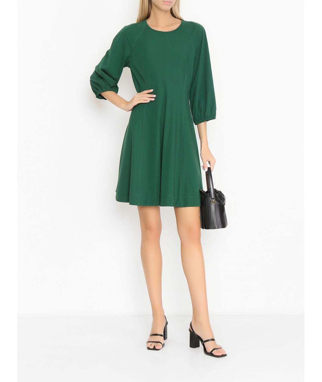 WEEKEND MAX MARA Зеленые полиамидовое коктейльное платье, фото 4