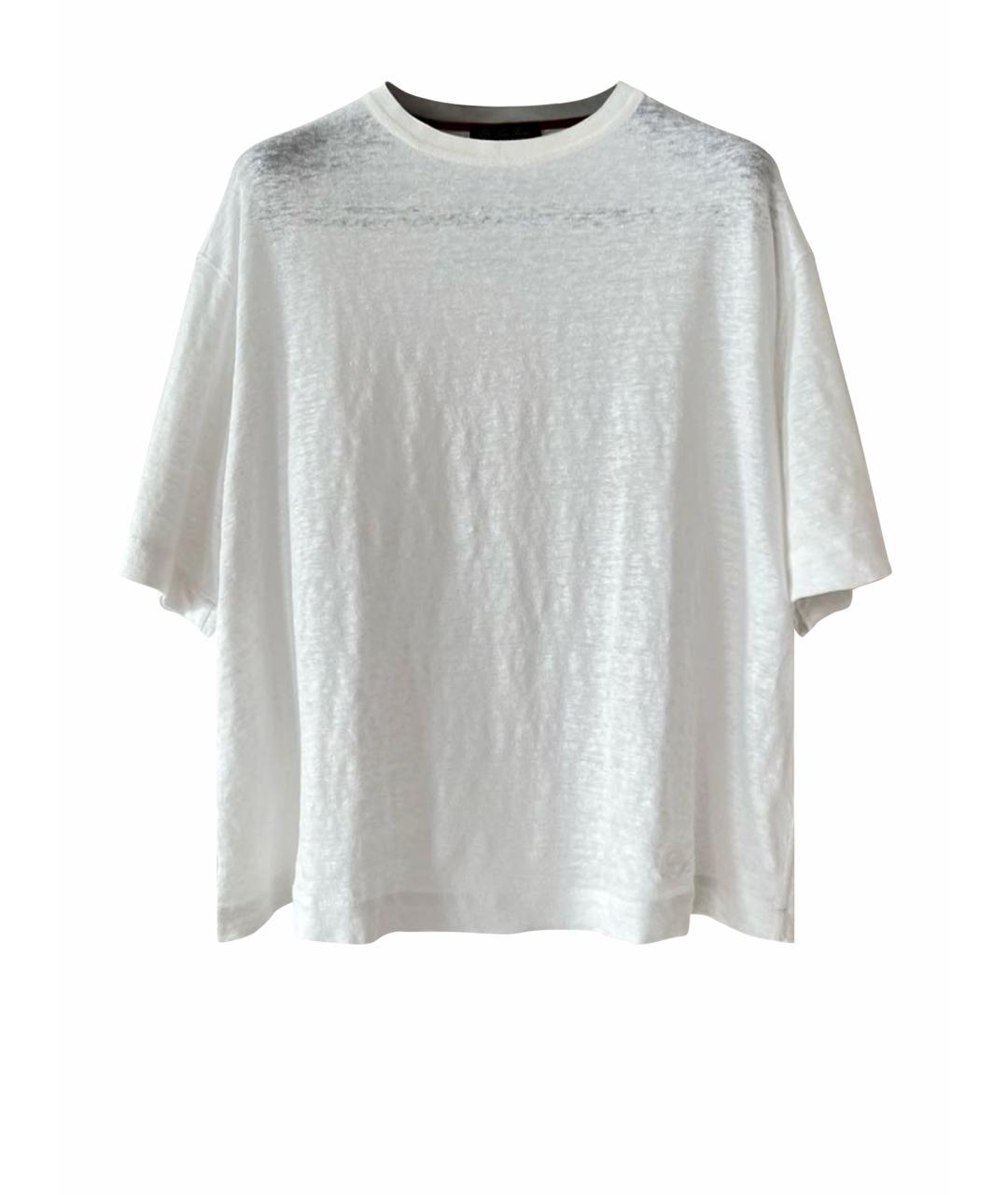 LORO PIANA Белая футболка, фото 1