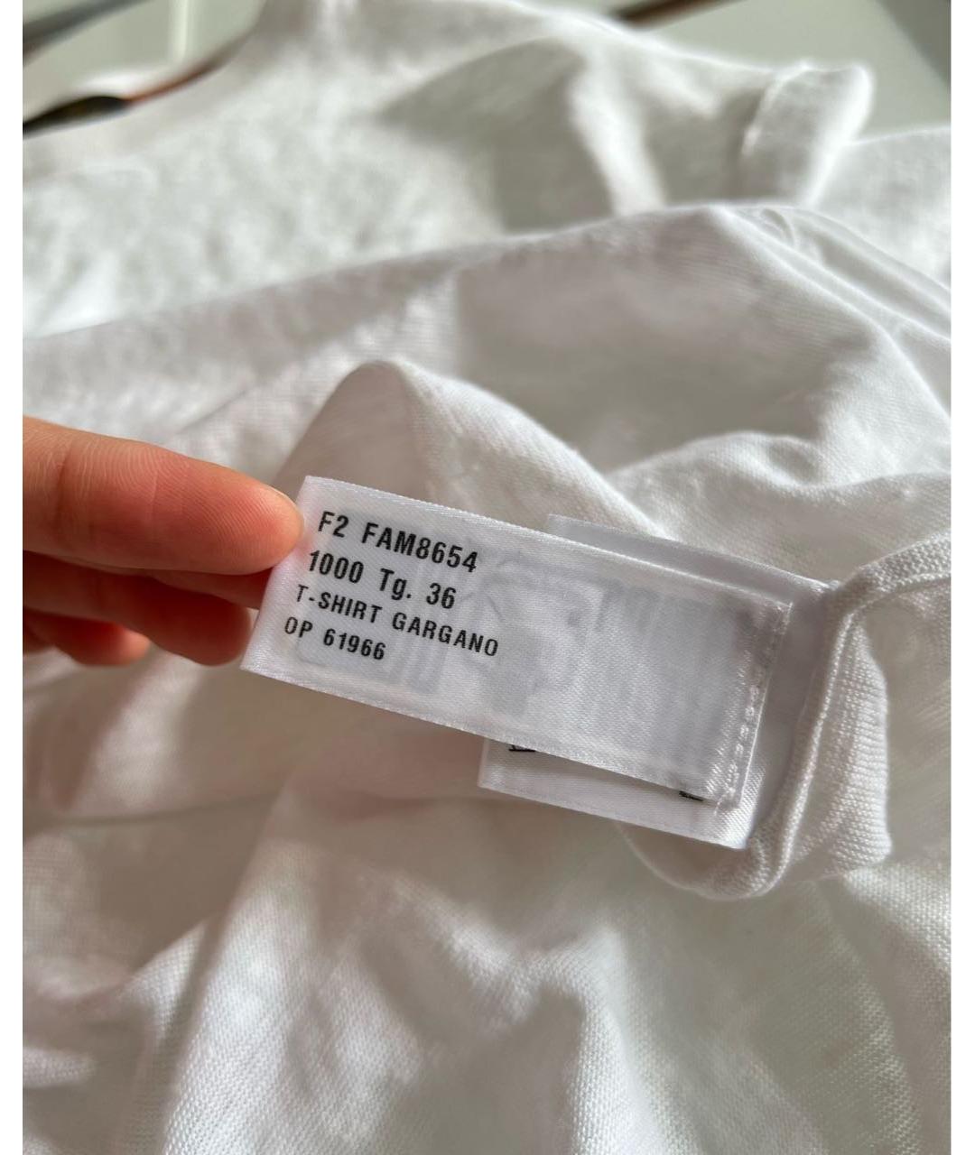 LORO PIANA Белая футболка, фото 5