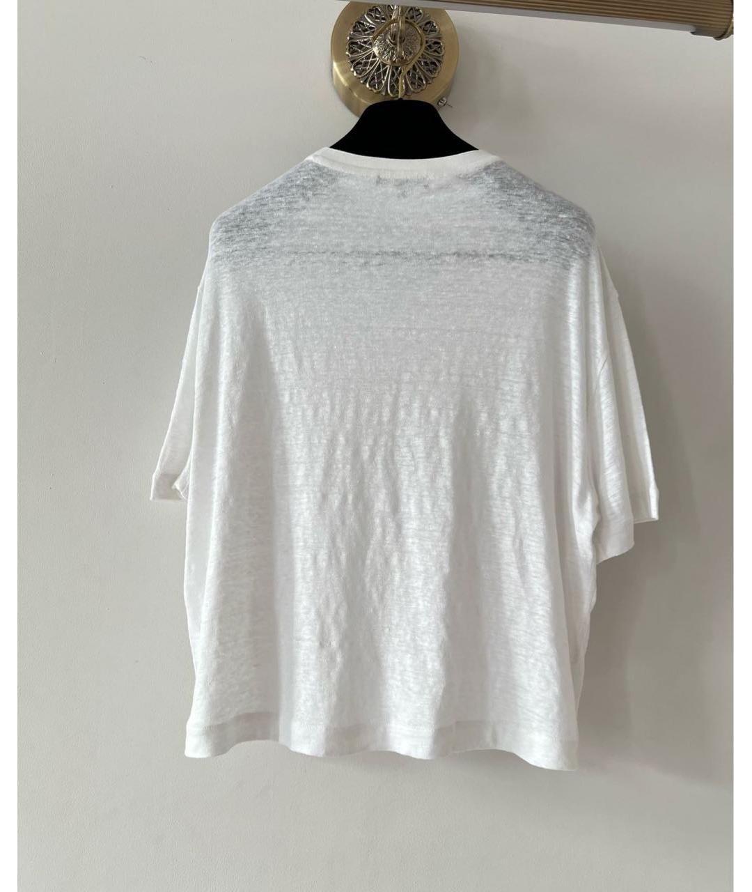 LORO PIANA Белая футболка, фото 2