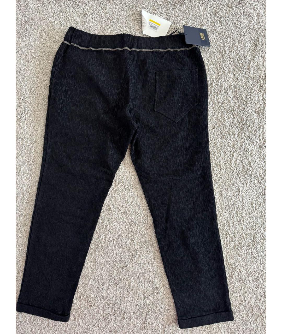 CAVALLI CLASS Черные повседневные брюки, фото 2