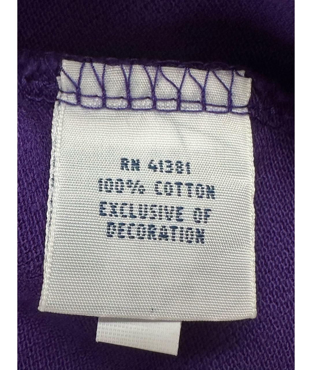 POLO RALPH LAUREN Фиолетовое хлопковое поло с коротким рукавом, фото 5