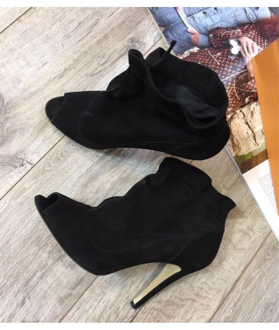 BALLY Черные замшевые туфли, фото 5