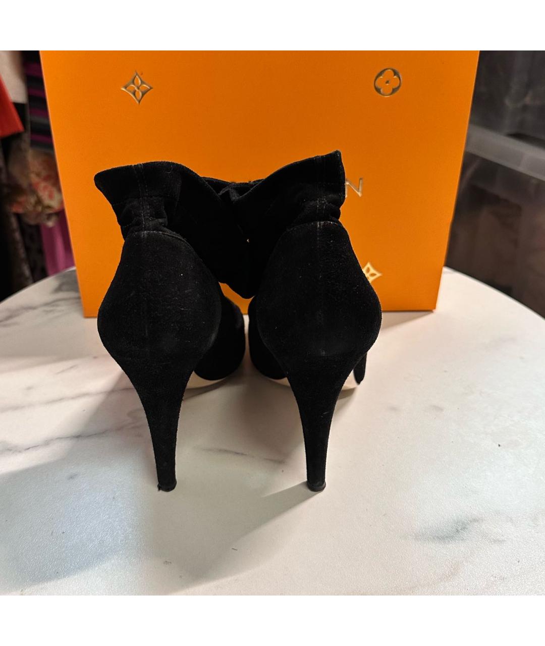 BALLY Черные замшевые туфли, фото 4